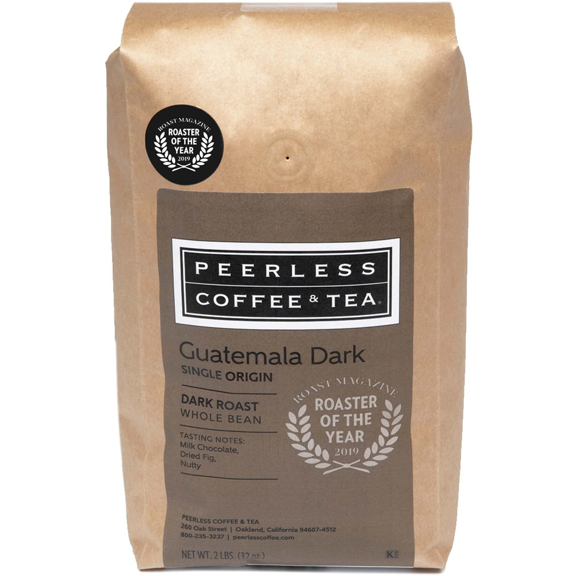 Peerless Guatemala Whole Bean Coffee (2 Lb.) - Direct Trade Guatemala Antigua, Dark Roast, Made From 100% Arabica Coffee Beans