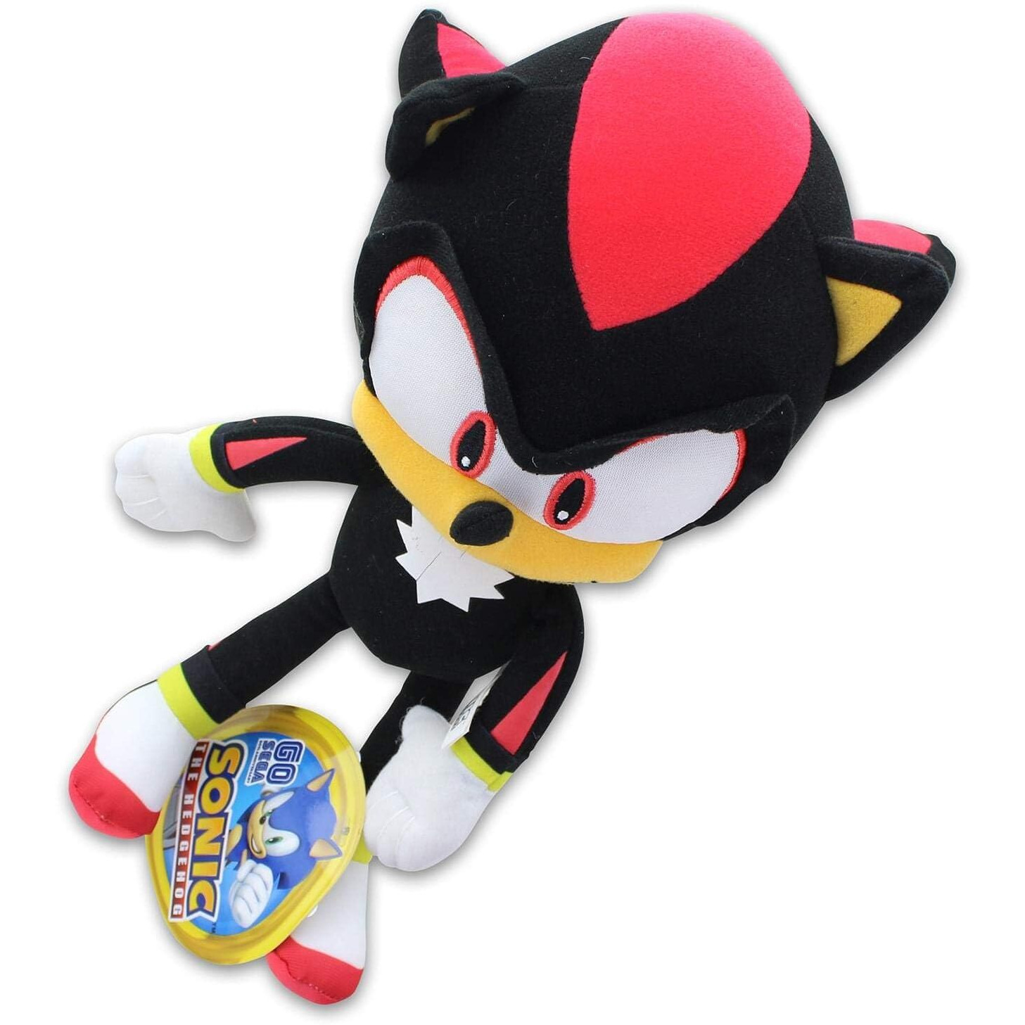 Sonic The Hedgehog New_8967 Great Eastern Ge-8967 - Shadow Plush, 12"", Multicolor
