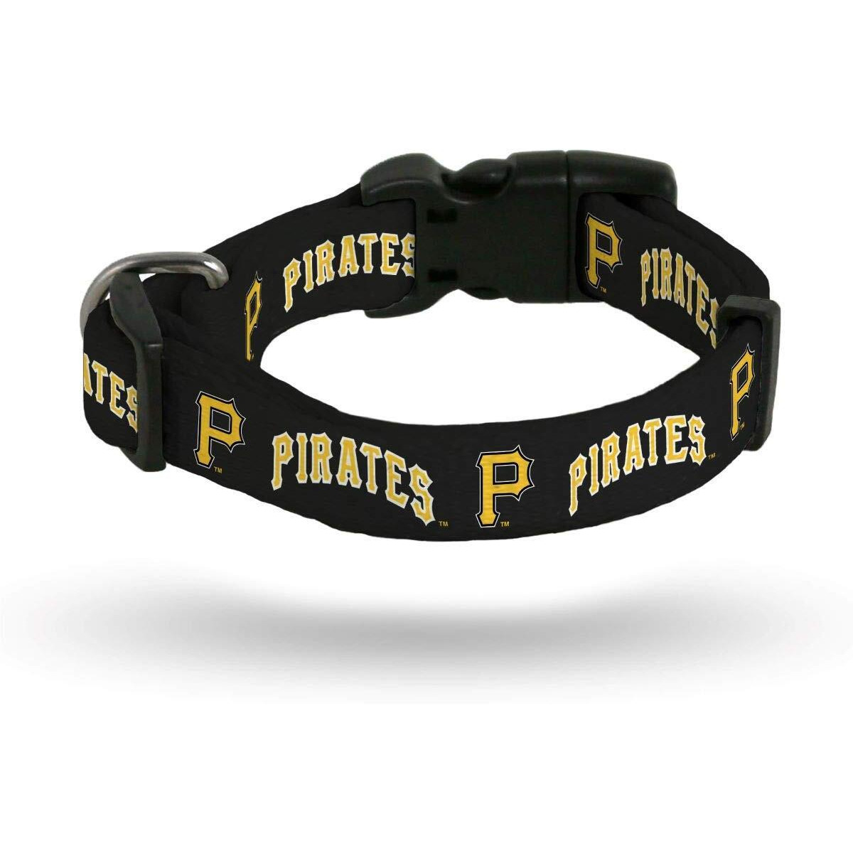 Rico Industries Mlb Pittsburgh Pirates Pet Collarpet Collar Medium, Team Colors, Medium