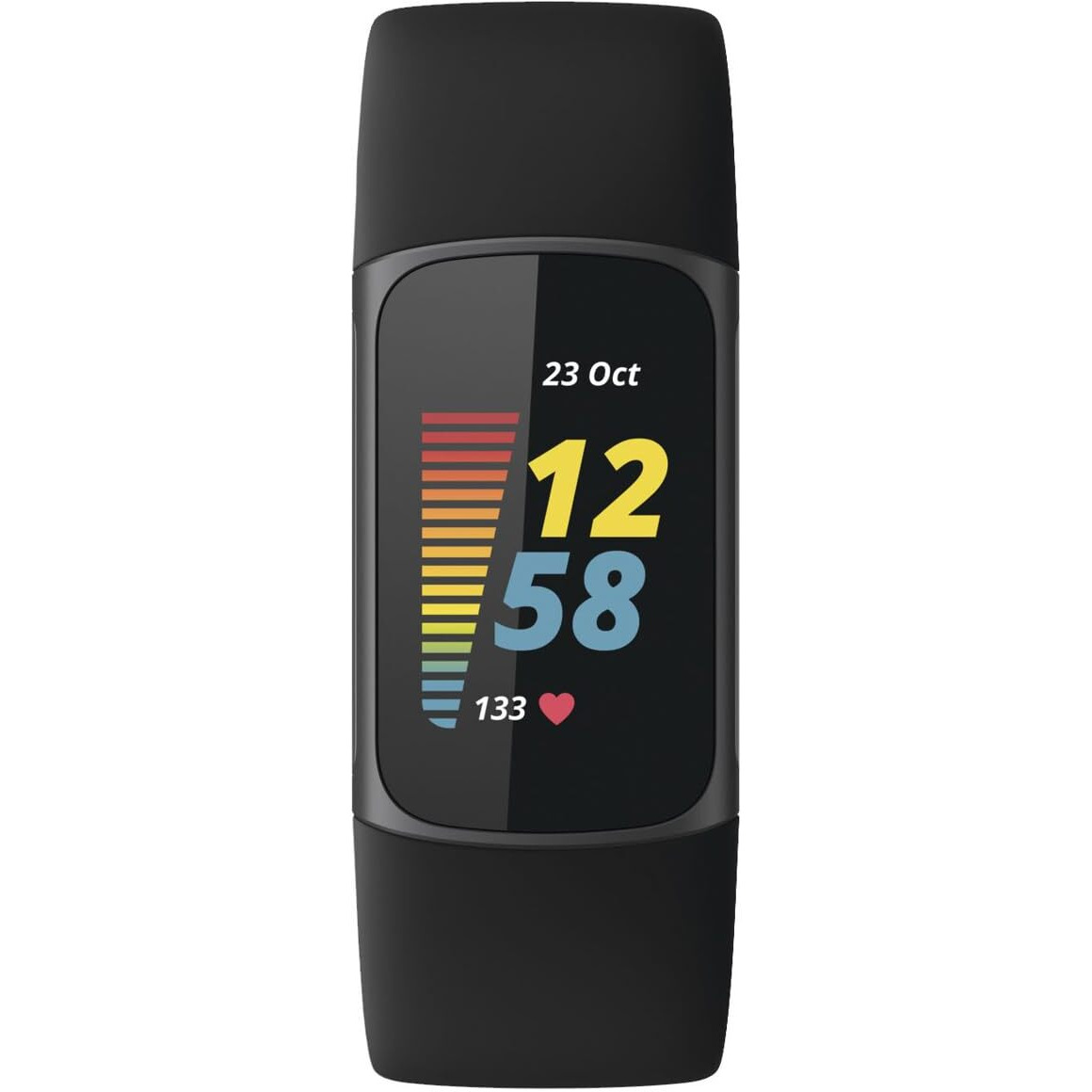 Fitbit Charge 5 Advanced Health & Fitness Tracker With Built-In Gps, Stress Management Tools, Sleep Tracking, 24/7 Heart Rate And More, Lunar White/Soft Gold, One Size (S &L Bands Included)