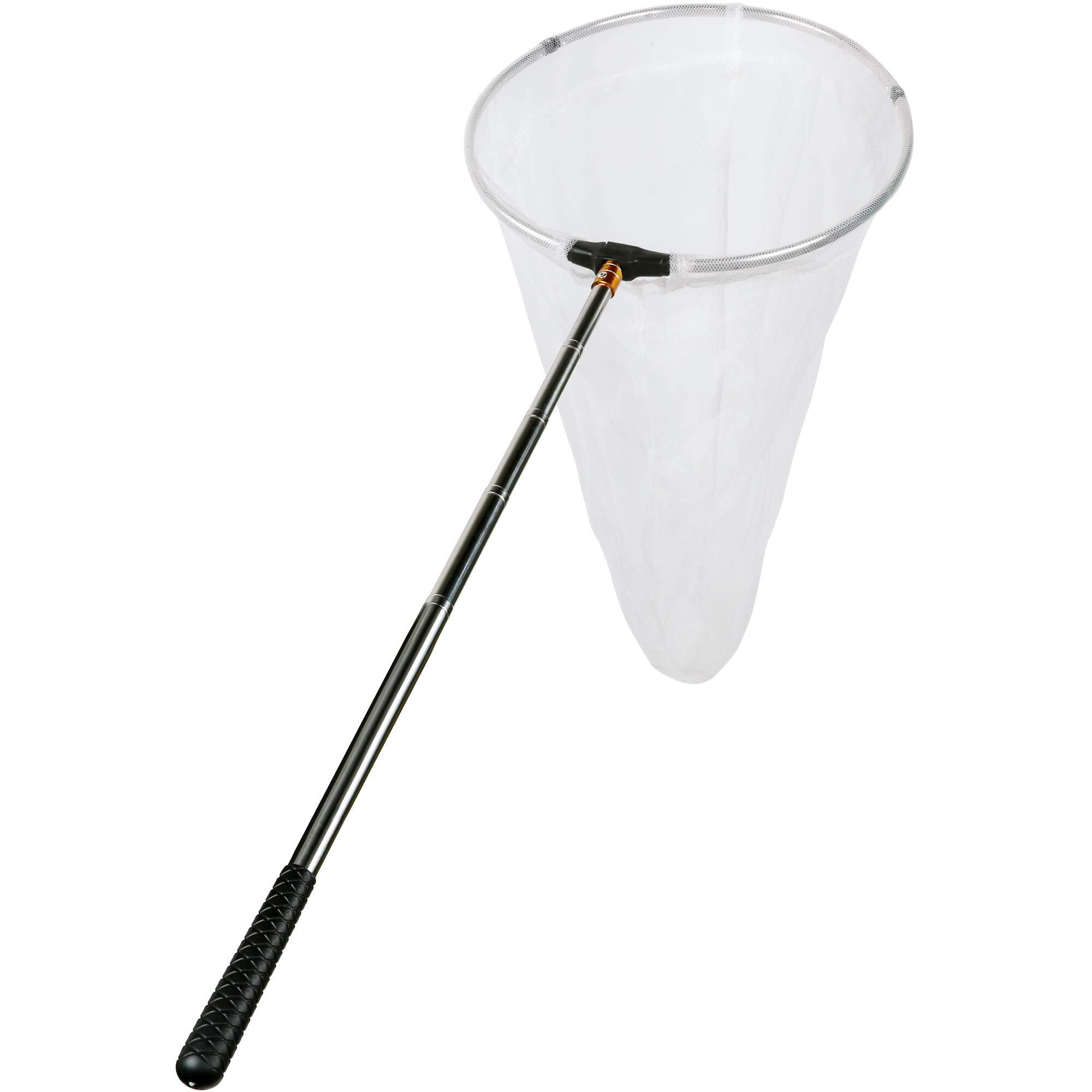 Restcloud Insect And Butterfly Net With 12"" Ring, 24"" Net Depth, Handle Extends To 59 Inches For Adults And Kids (12"" Ring, 59"" Handle)