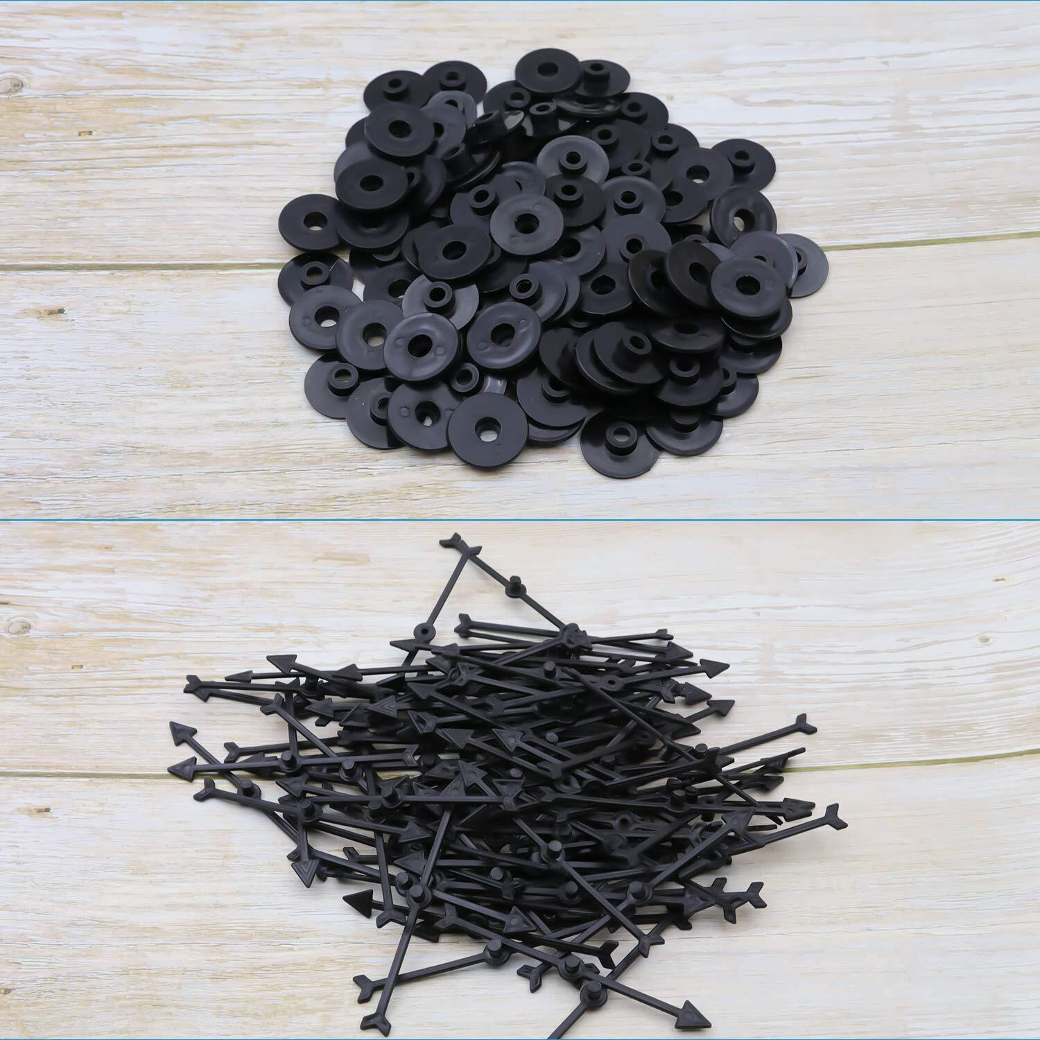 Lohoee Arrow Spinners Board Game Spinner Arrow Toys For Classroom School Party Home Party Supplies (100Pcs,10Cm/4 Inch,Black)