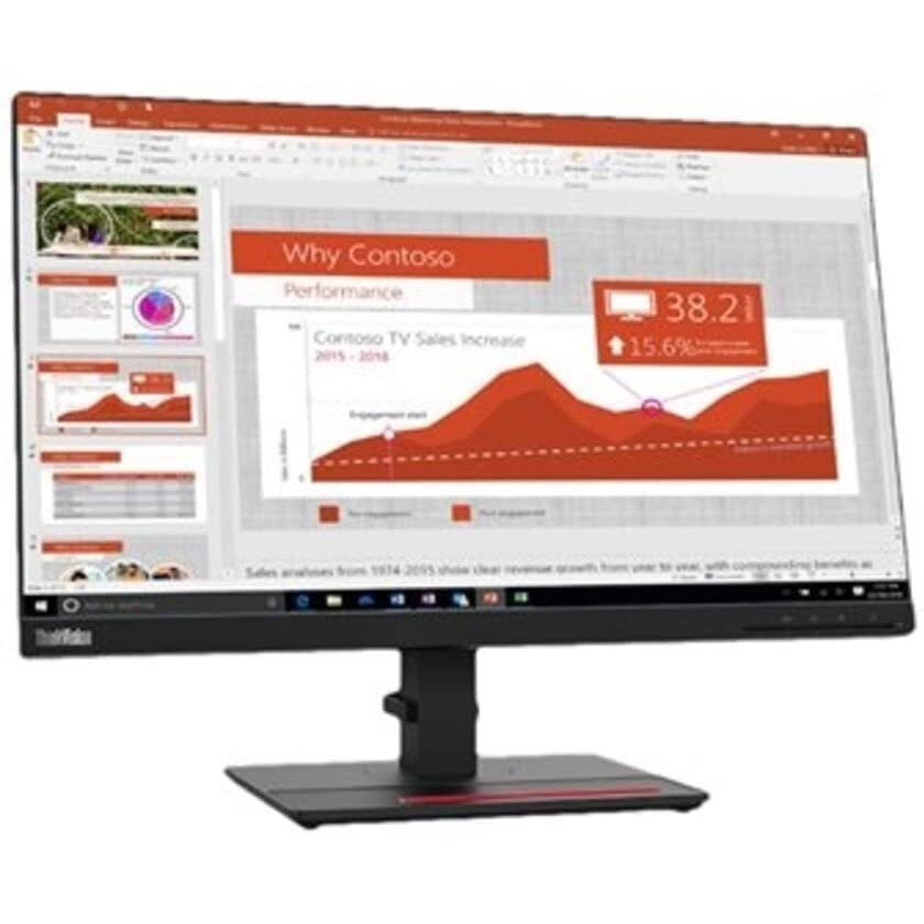 Lenovo Thinkvision T24I-20 23.8"" Full Hd Wled Lcd Monitor - 169 - Raven Black
