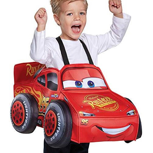 Cars 3 Lightning Mcqueen 3D Toddler Costume, One Size (Up To Size 6)