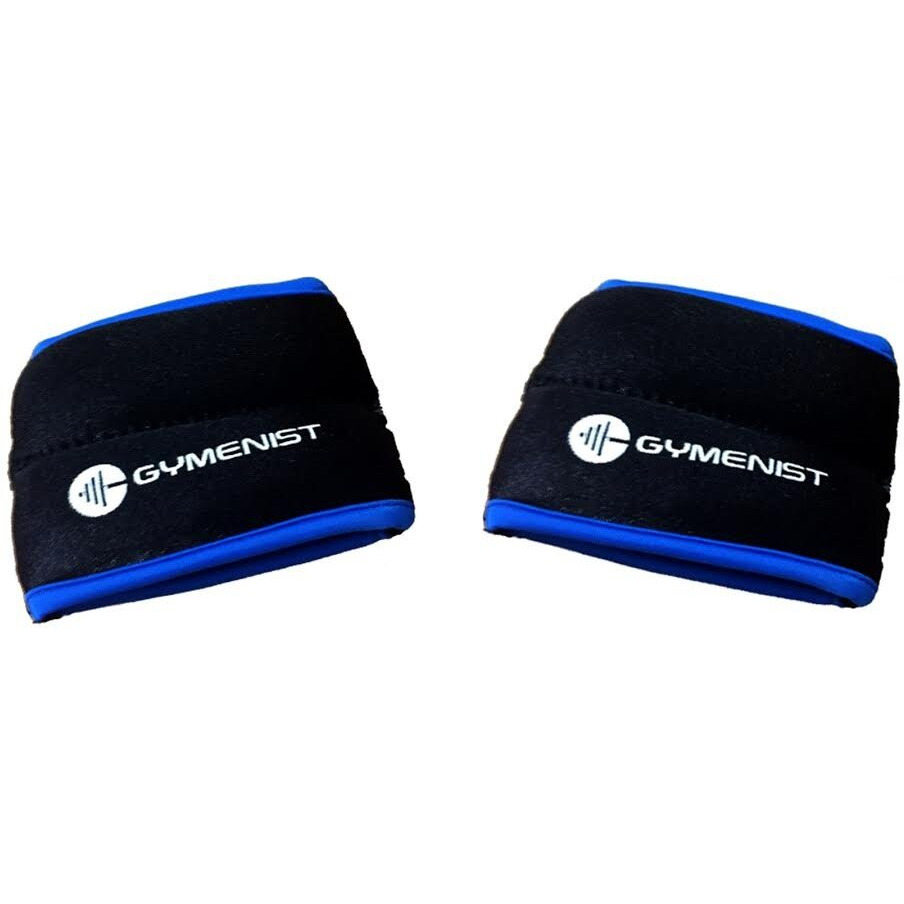 Gymenist Wrist Weights Running Stylish Bracelet Pair Of Weights Set Of 2 Jogging Cardio Weight To Strengthen The Hands Forearm (2 Lb (Black - Blue))