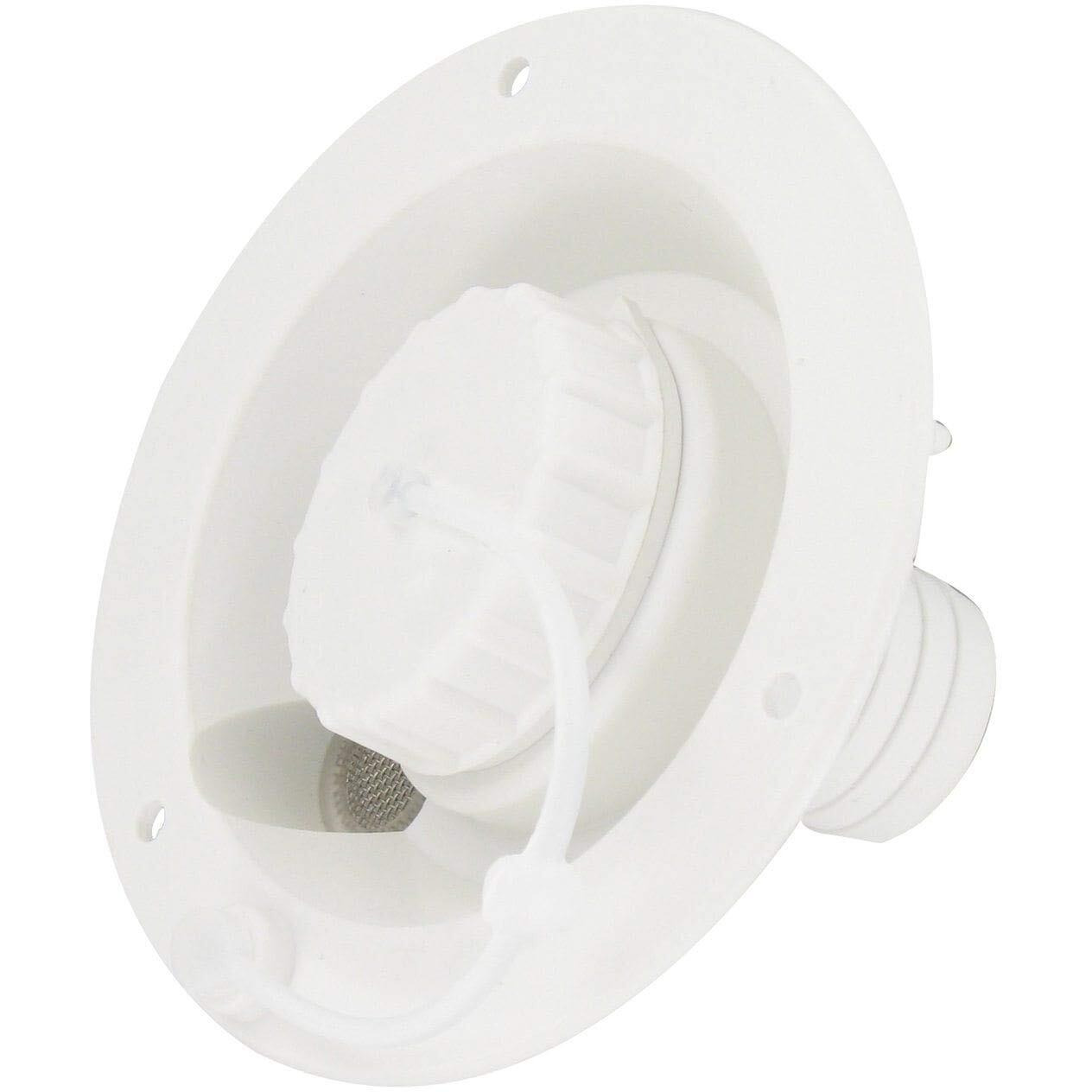 Valterra White Gravity Fresh Water Fill Hatch Inlet Rv Trailer
