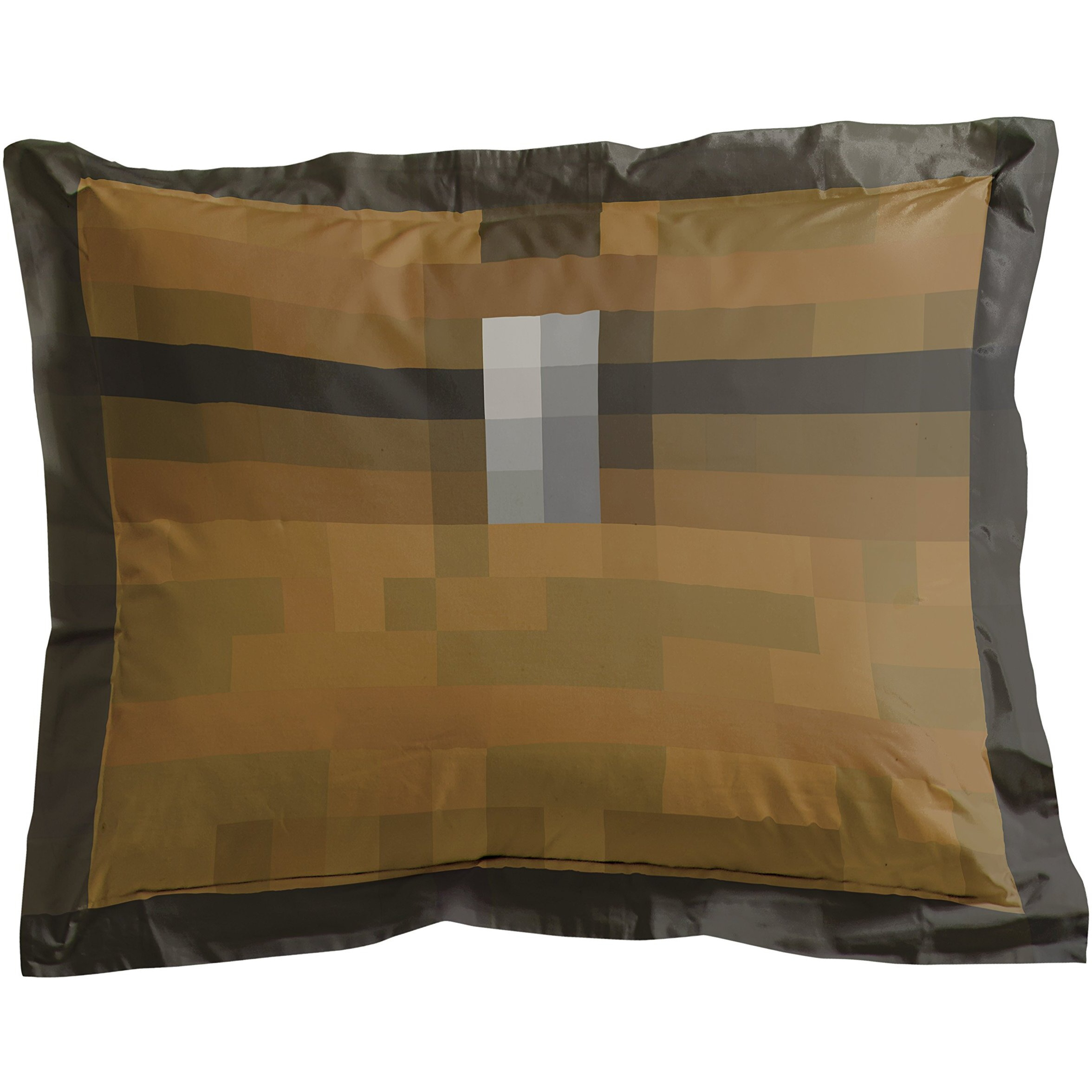 Jay Franco Minecraft Bad Night Twin Quilt & Sham Set - Super Soft Kids Bedding Features Creeper & Enderman - Fade Resistant Microfiber (Official Minecraft Product)