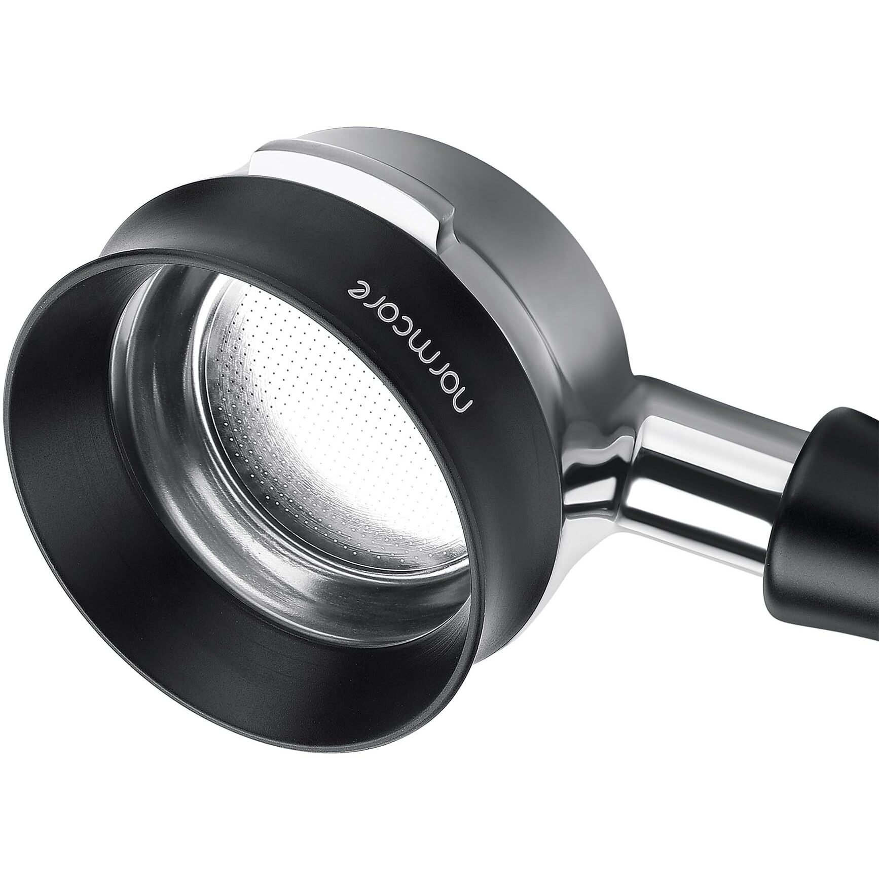 Normcore 58Mm Magnetic Dosing Funnel - Espresso Coffee Dosing Ring - 15Mm Anodized Aluminum With 9 Magnetized Steel Compatible With 58Mm Portafilter