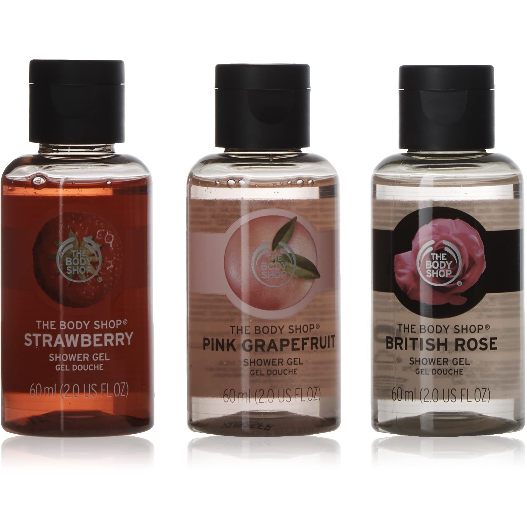 The Body Shop Lather & Cleanse Shower Gel Trio Gift Set For Normal Skin