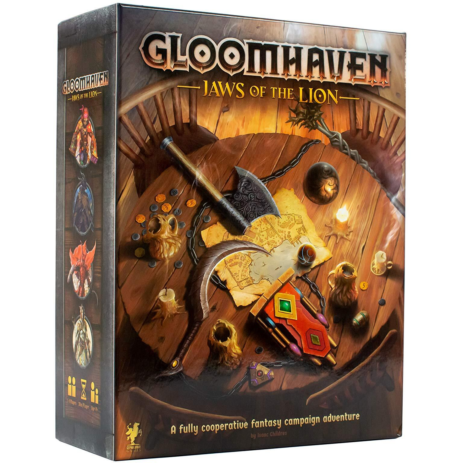Gloomhaven Cephalofair Games Jaws Of The Lion Strategy Boxed Board Game For Ages 14 And Up, 2+ Players