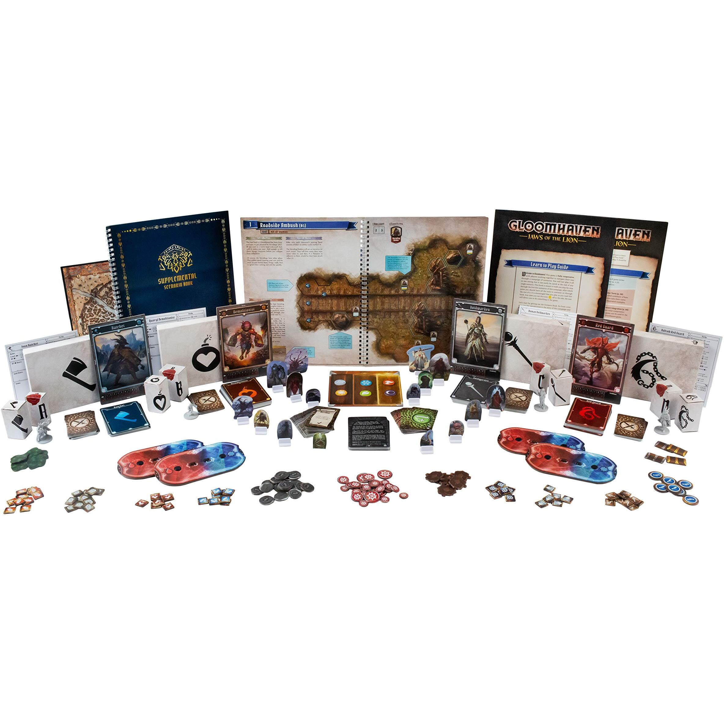 Gloomhaven Cephalofair Games Jaws Of The Lion Strategy Boxed Board Game For Ages 14 And Up, 2+ Players