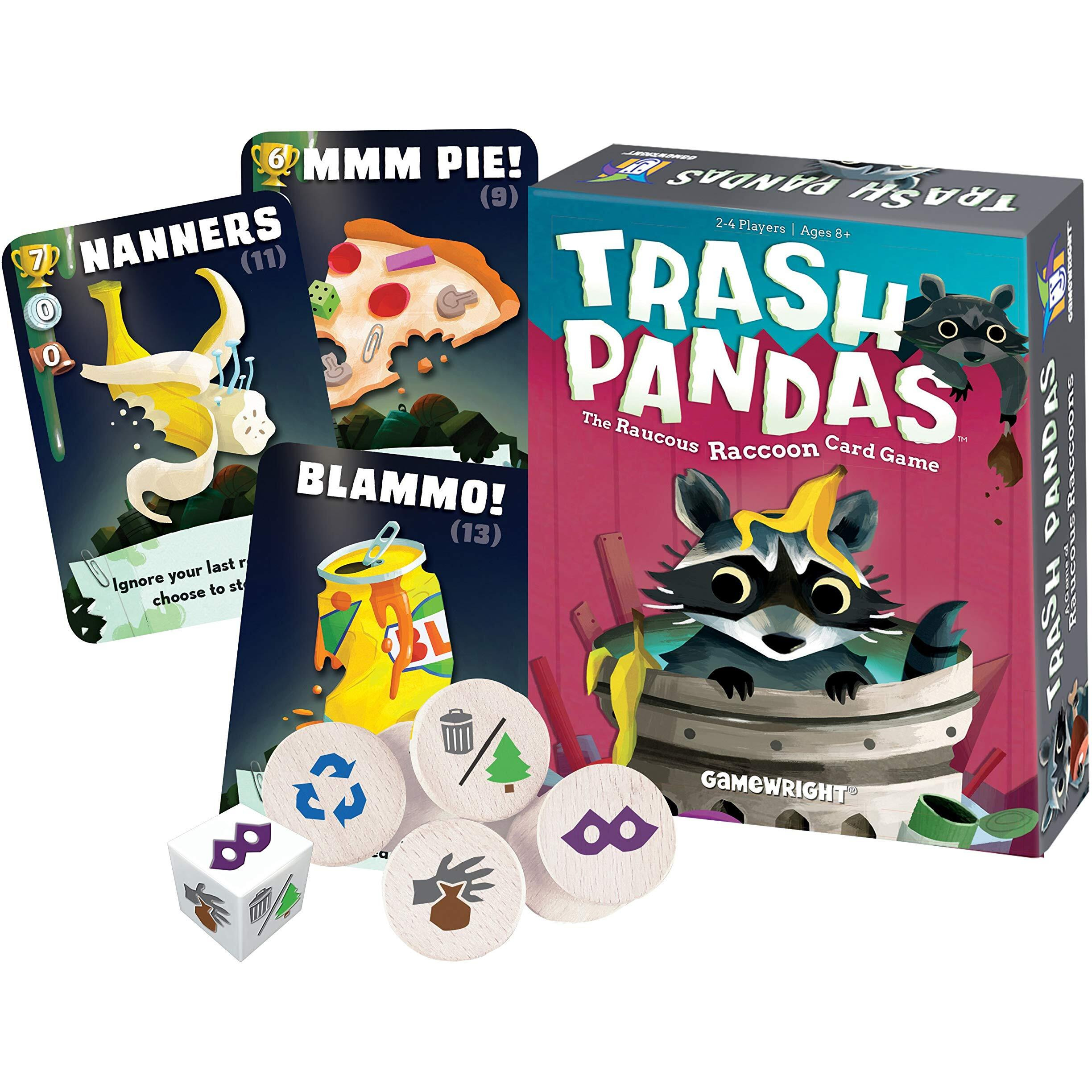 Gamewright Trash Pandas - The Raucous Raccoon Card Game - 252