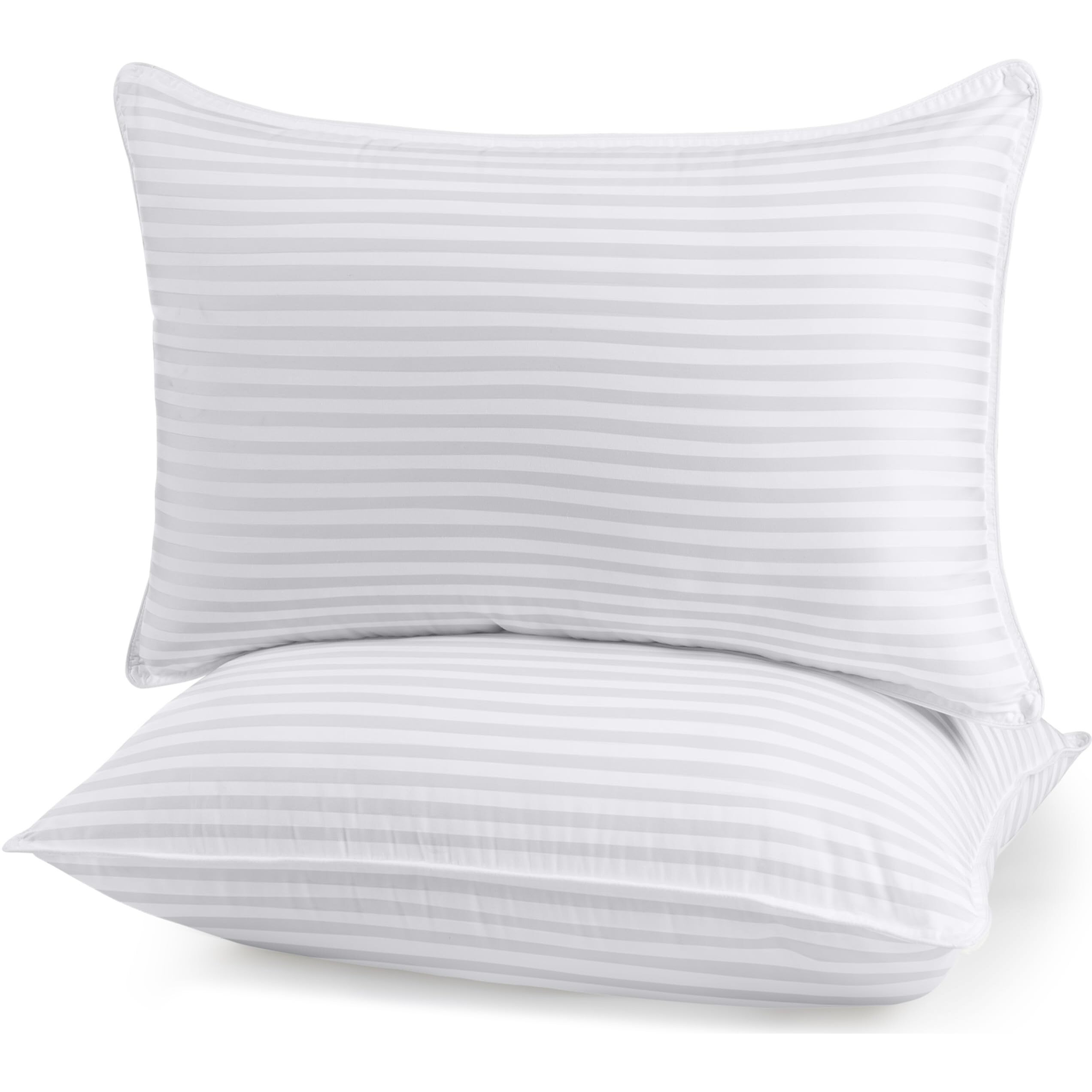 Utopia Bedding Bed Pillows For Sleeping Queen Size, 1000 Grams Filled Hotel Quality Cooling Pillows For Side, Back Or Stomach Sleepers (White, Set Of 2)