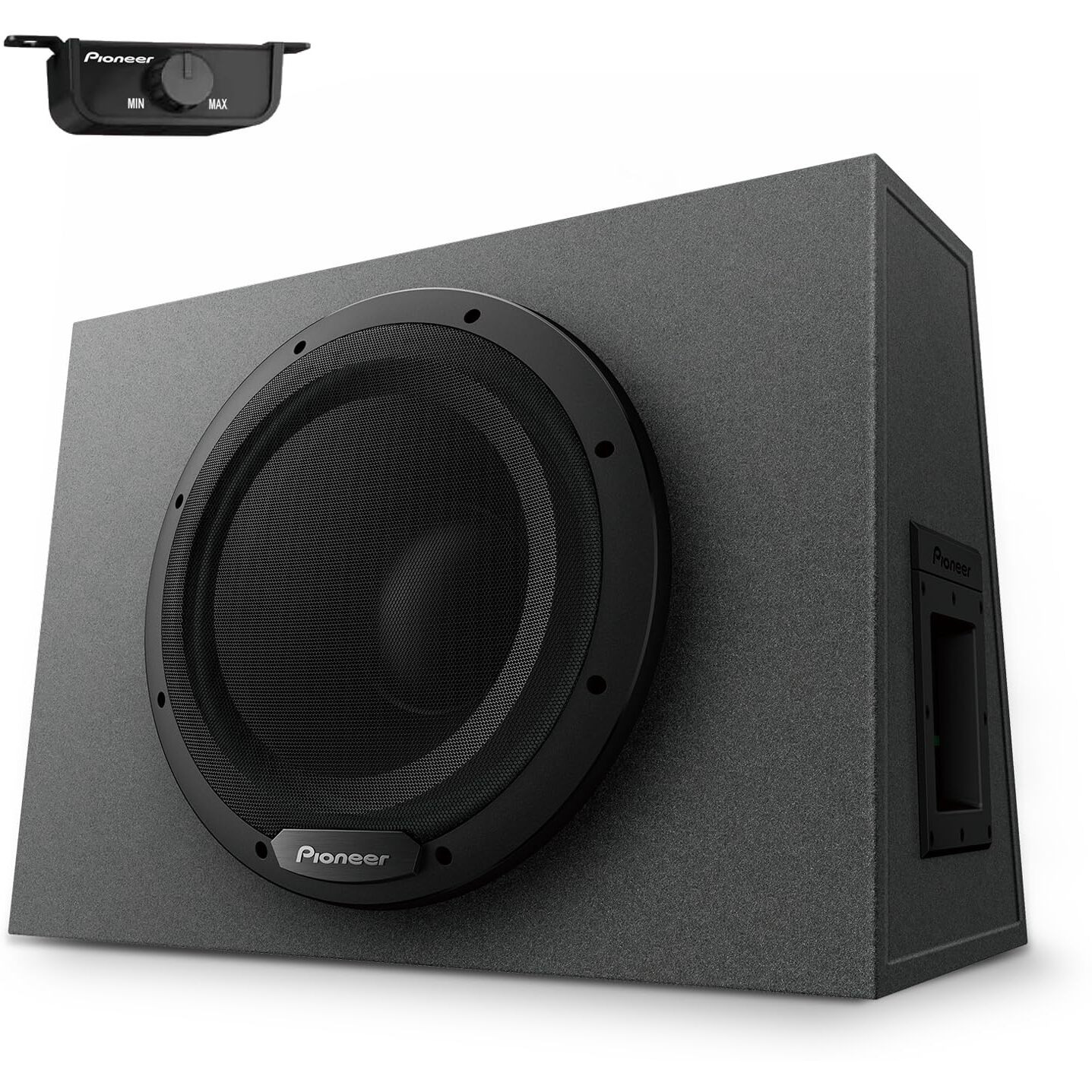 Pioneer Ts-Wx1210A 12    Sealed Active Subwoofer With Built In Amplifier, 1200 Watts Max Power Sub, Variable Bass Boost, Flexible Installation, Enhanced Car Audio