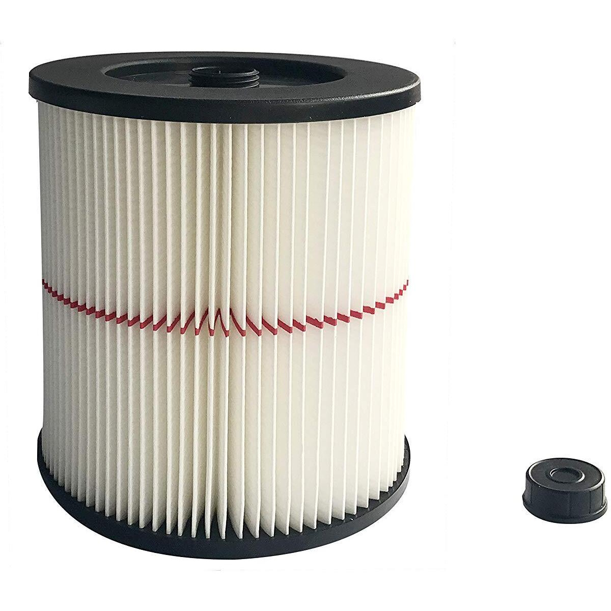 Nispira Replacement Hepa Filter Compatible With Craftsman Red Stripe Shop Vacuum Wet/Dry Vacs Vacuum. Compared To Part 17816 9-17816. 2 Pack