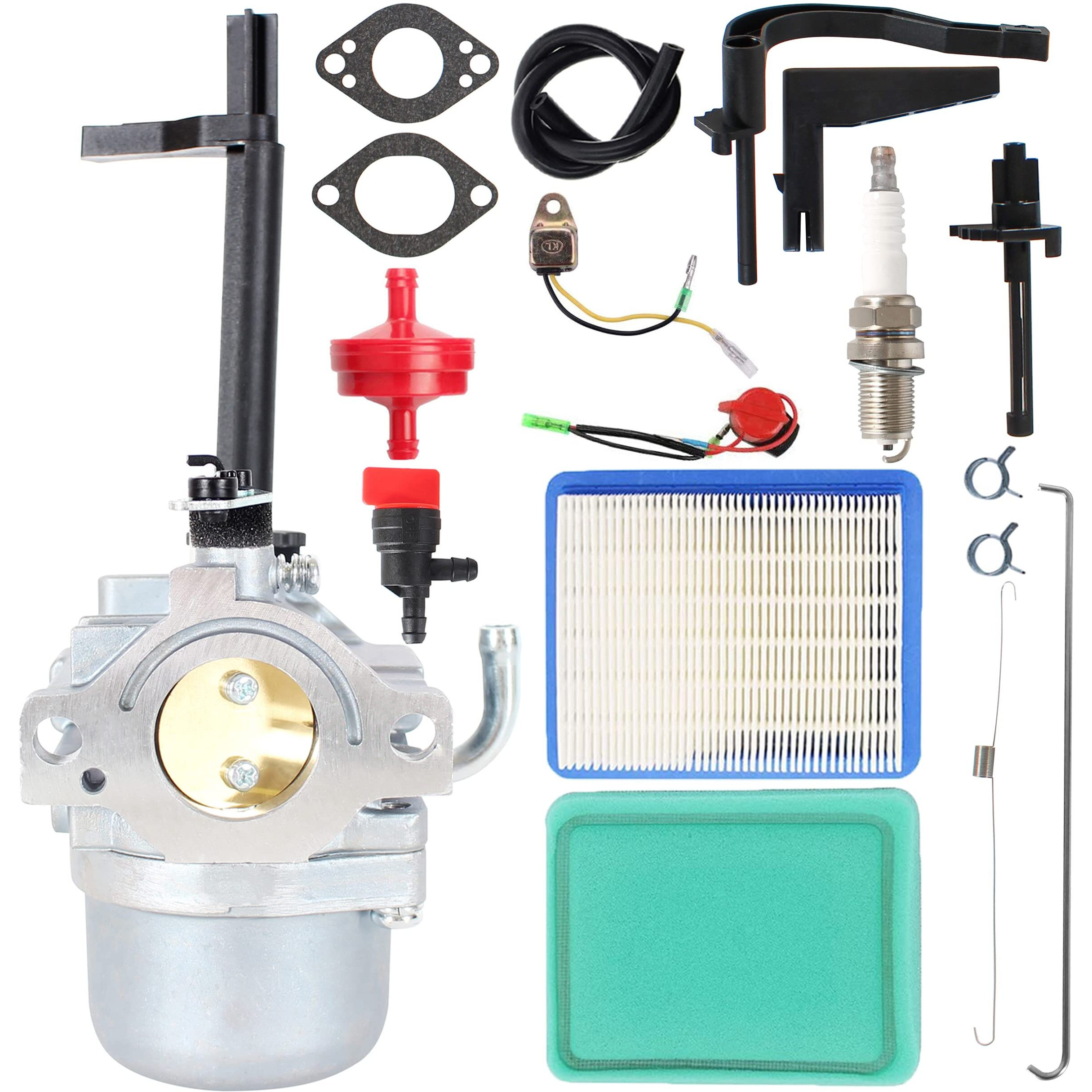 Pro Chaser 697978 591378 Carburetor Compatible With Briggs And Stratton Nikki 695115 030430 695114 Fits Coleman Powermate 5000 6250 Storm Responder 5500 Generator Troy Bilt 204412-0147E1 Generator