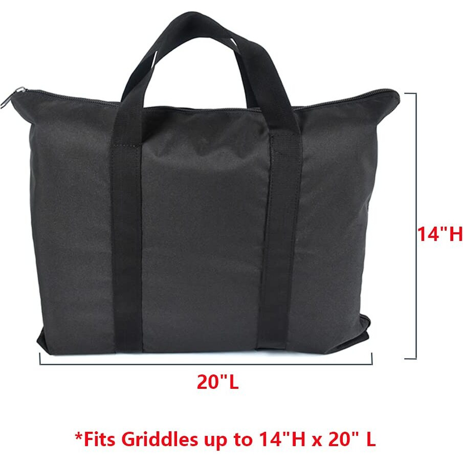 Mini Lustrous Griddle Carry Bag For Camp Chef Sg30, Sg14, Fg20, Msg20, Cgg16 Griddle Models, Waterproof Anti-Uv Material, Medium