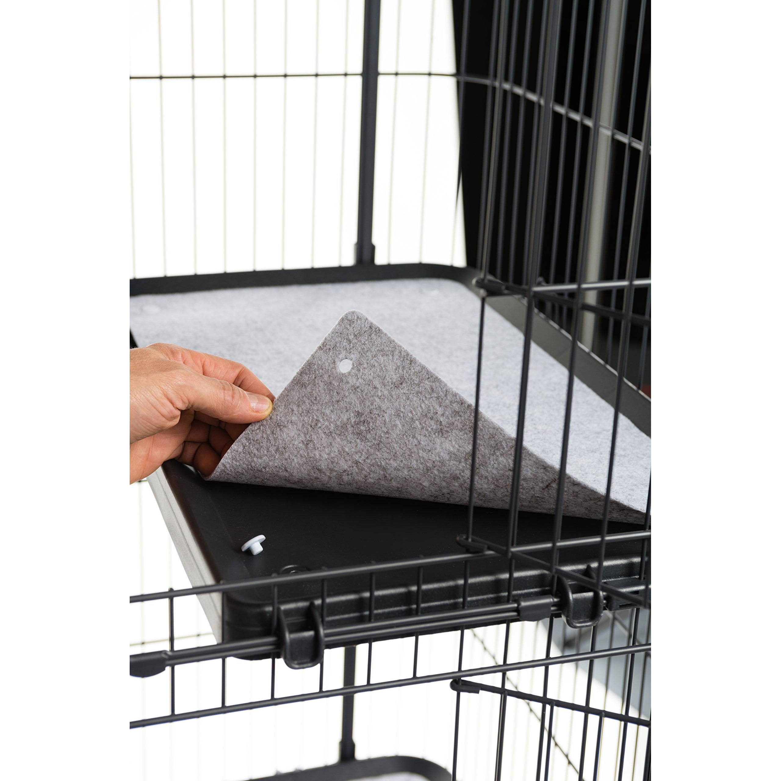 Prevue Pet Products Replacement Platform Shelf For 7500 & 7501 Cat Cages, Black (7503)