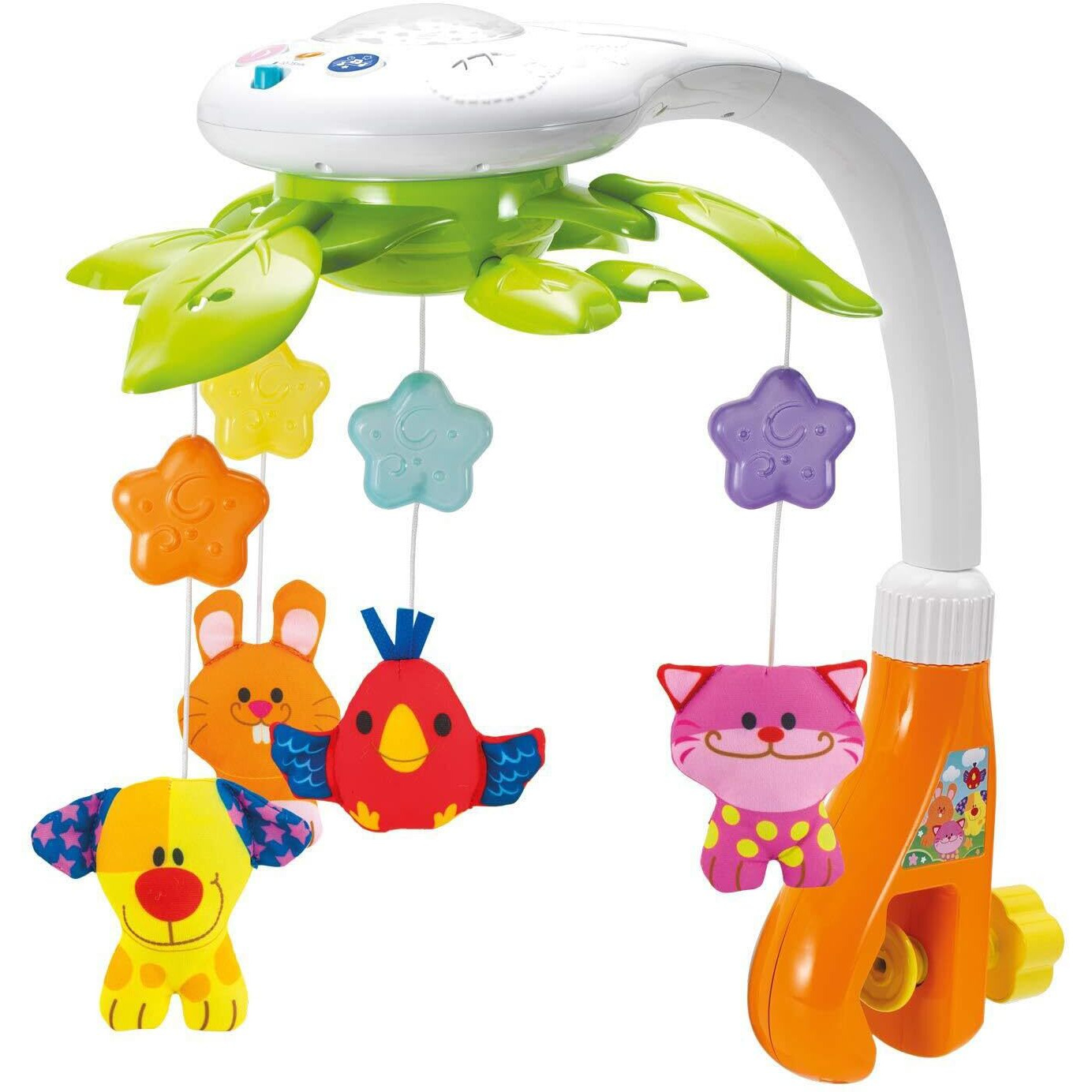 Kiddolab Baby Crib Mobile With Relaxing Music. Includes Ceiling Light Projector With Stars, Animals. Musical Crib Mobile With Timer. Nursery Toys For Babies Ages 0 & Older