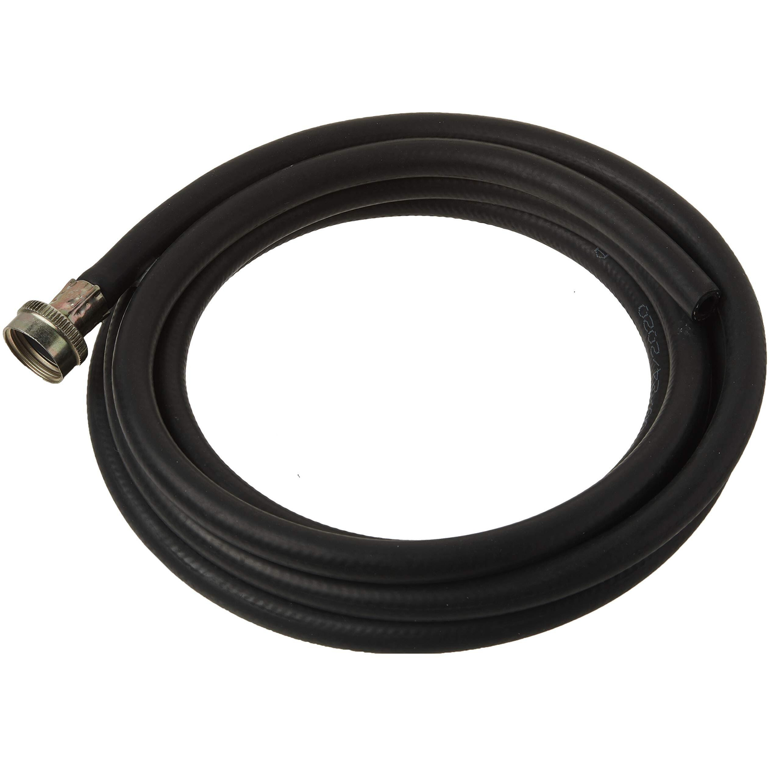 Eastman 12 Feet Rubber Utility Flex Hose, 3/4 Inch Fht X 3/8 Inch Open Connection, Dehumidifier, Black, 60309