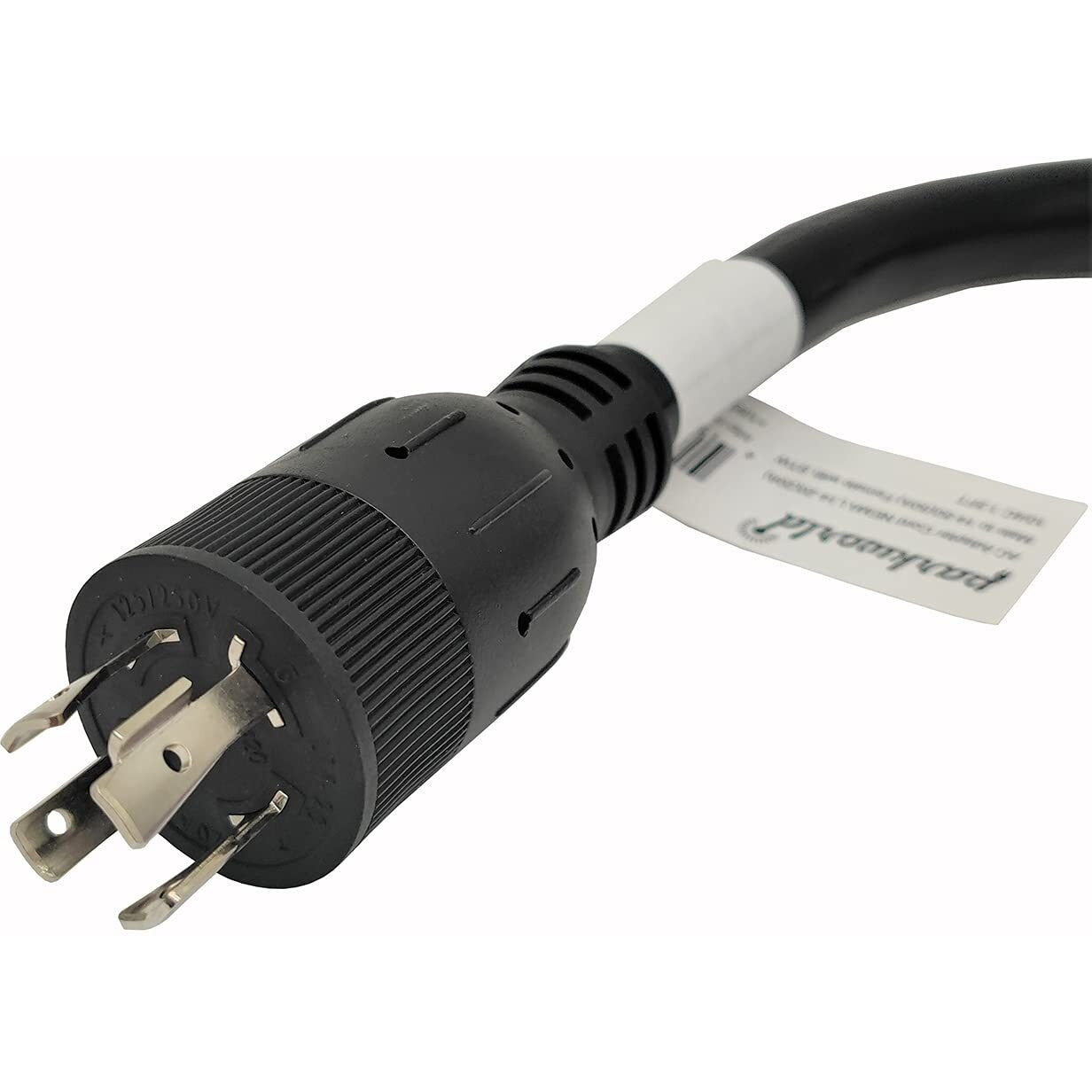 Parkworld 60417A Ev Adapter Cord 4-Prong Generator 20A Locking L14-20P Male To Rv 50 Amp 14-50R Female With Handle And Lighted (Both For Ev And Rv)