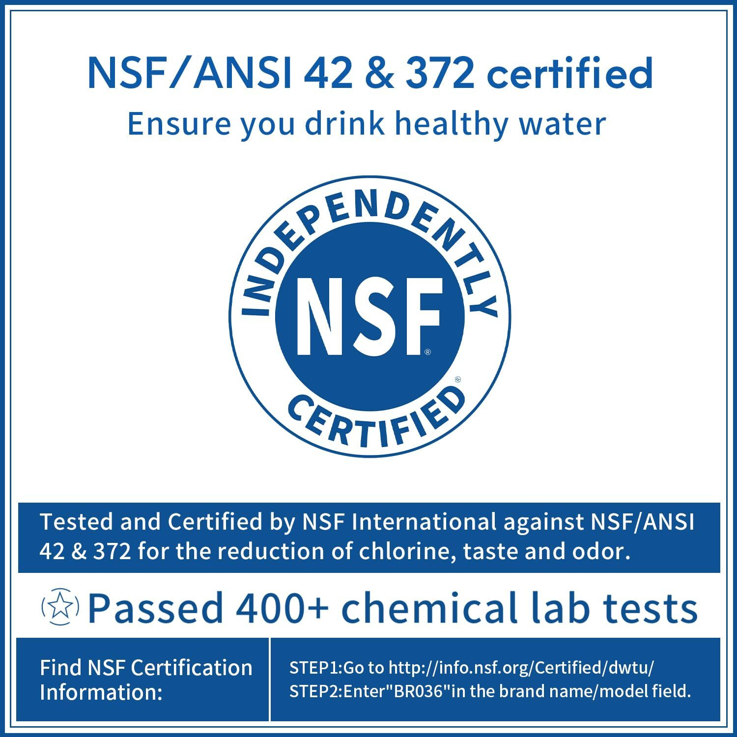 Rv Inline Water Filter With Flexible Hose Protector, Nsf 42/372 Certified, Reduce Chlorine, Odor, Taste, Rust And Fluoride In Drinking Water, Dedicated For Rvs And Marines, Pack Of 2