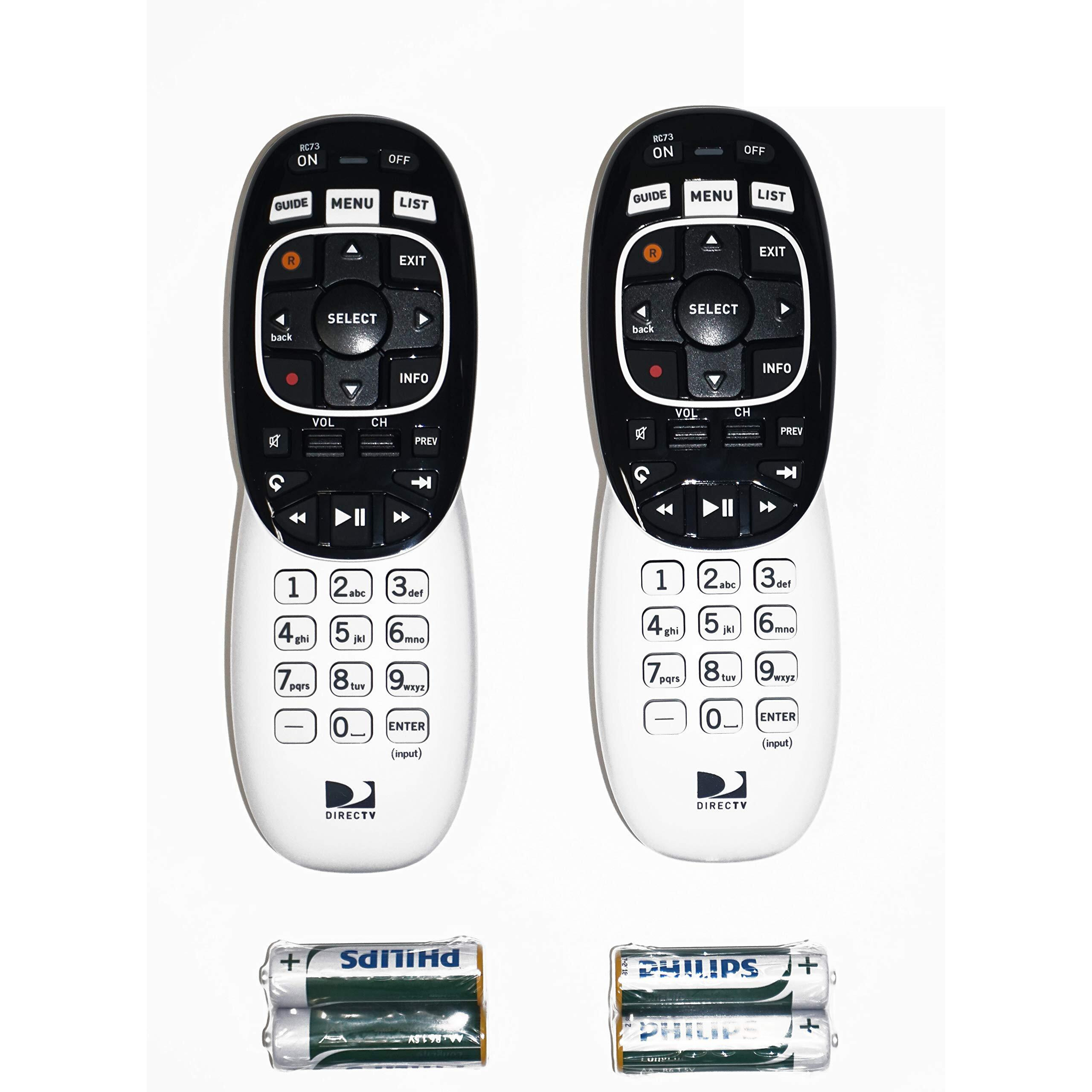 2 Pack - Directv Rc73 Ir/Rf Remote Control