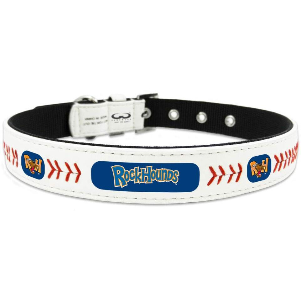 Gamewear Minor League Baseball Midland Rockhounds Pet Collar Mediumleather Size Medium Pet Collar, Team Colors, One Size
