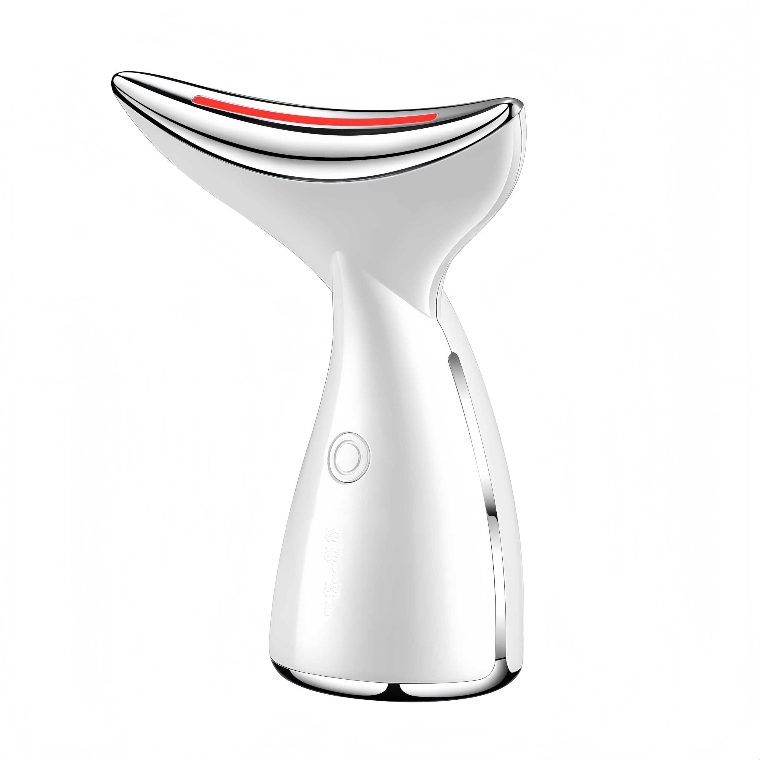 Vofel Face And Neck Massger For Skin Care Electric Face Neck Lifting Massager With 45 Heat & 3 Massage Modes For Wrinkles Facial Neck Massager (White)