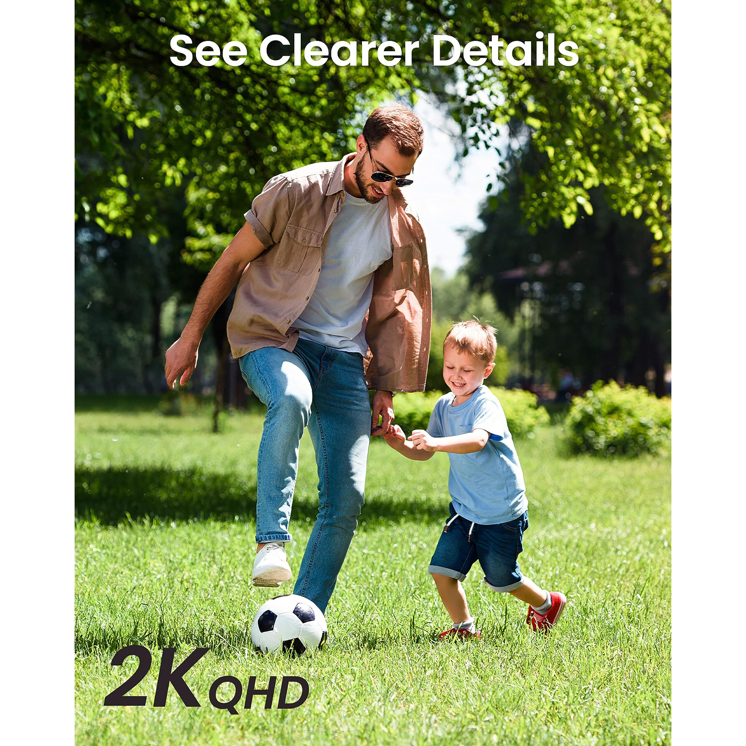 Dekco 2K Wifi Surveillance Security Camera Outdoor/Home/Dome, Pan-Tilt 360 View, 3Mp, Motion Detection And Siren, 2-Way Audio,Full Color Night Vision, Waterproo