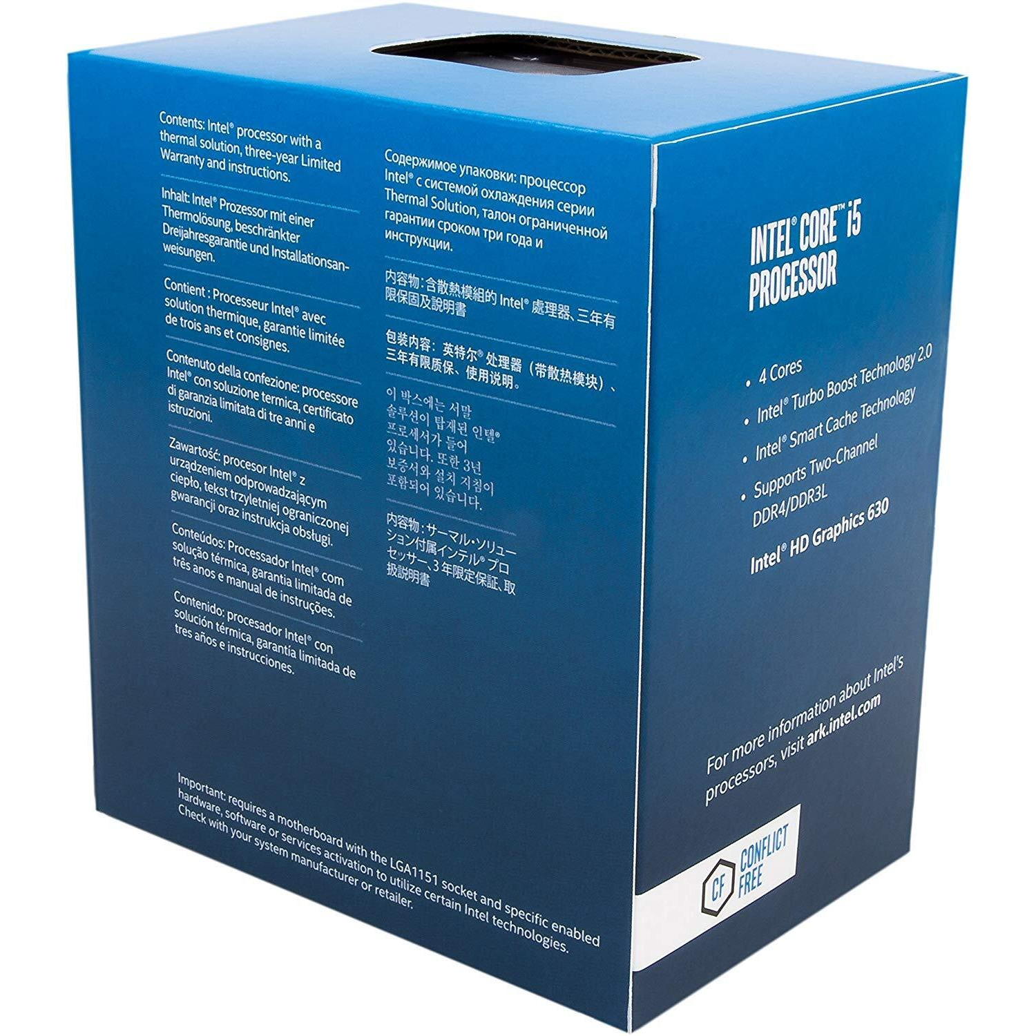 Intel Core I5-7500 Lga 1151 7Th Gen Core Desktop Processor