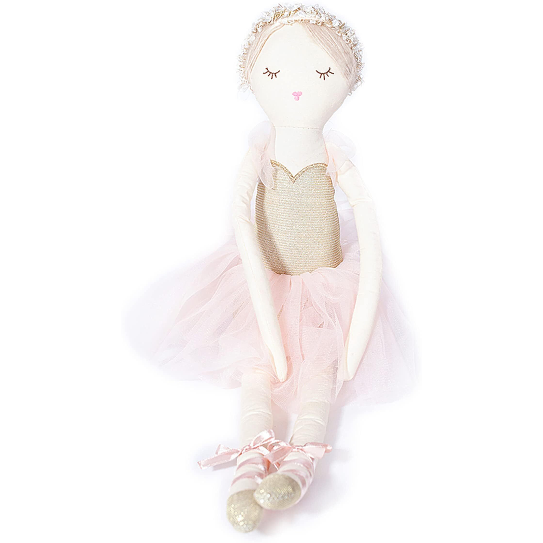 Mon Ami Ballerina Stuffed Doll - 22   , Plush Ballerina Doll For Girls, Use As Toy Or Room Decor, Great Gift For Kids Of All Ages
