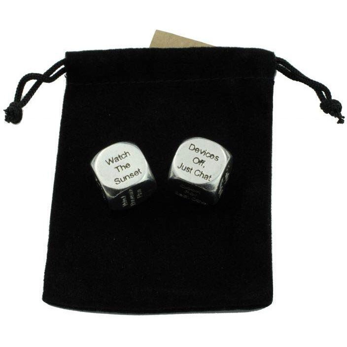 Tin Date Night Dice 10Th Anniversary 100% Pure Tin - Create A Unique 10Th Anniversary Date Night