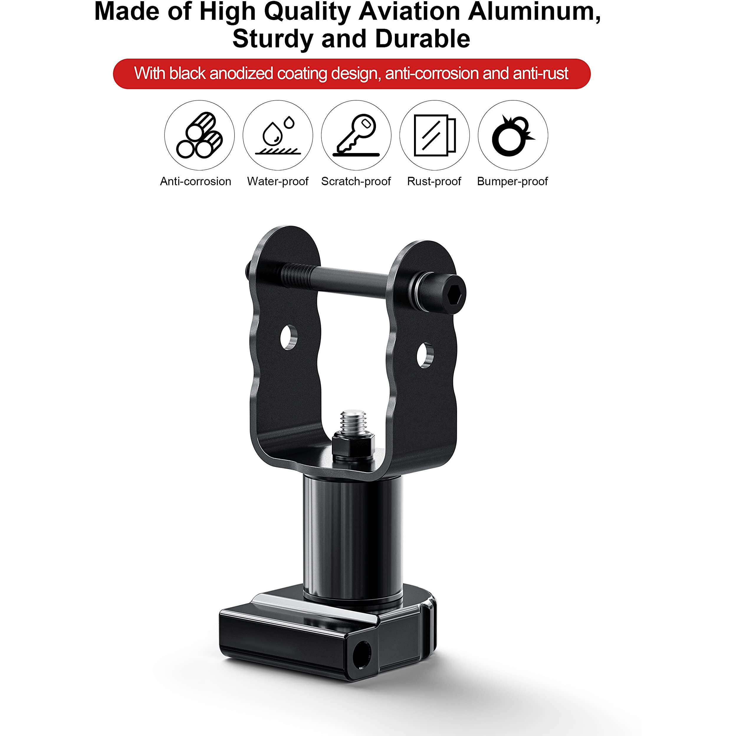 Coolwufan 360 Degree Screen Swivel Mount For Peloton Bike, Upgraded Screen Swivel For Peloton, Accessory To Turn For Peloton Bike Screens, Accessories For Peloton(Not Compatible With Peloton Bike+)