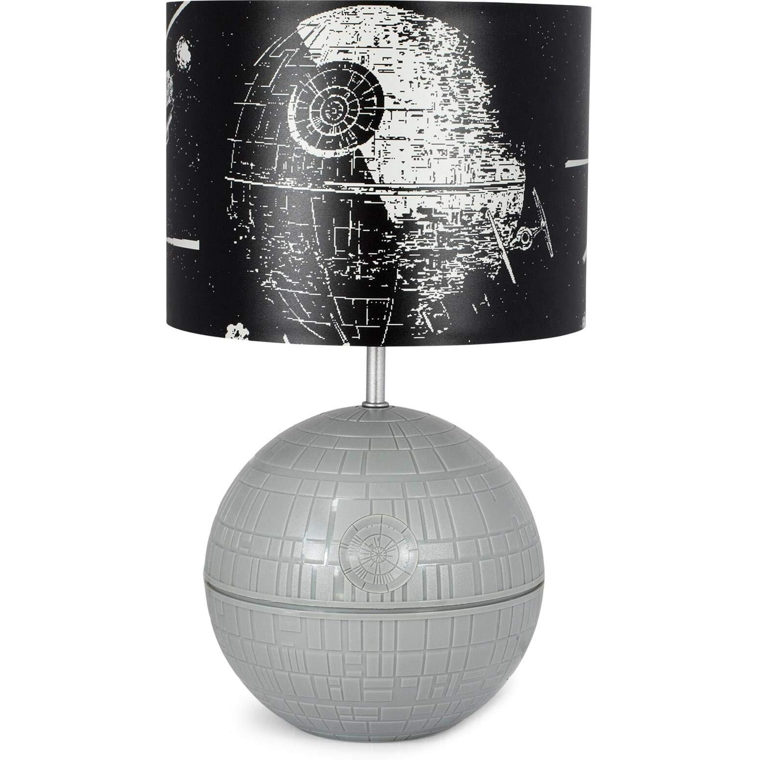 Robe Factory Star Wars Death Star 3D Touch Lamp | Led Desk Lamp With Printed Death Star Lamp Shade | Usb Lamp | 14 Inches