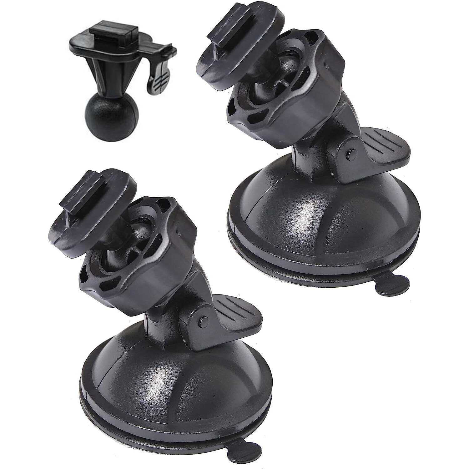 Glucrean Suction Cup Mount For Yi Dash Cam 2.7', Uniden Dashcam, Black Box G1W Dash Camera Etc, Hold Tightly Removeable Easy To Install And Stand Heat, 2 Pcs