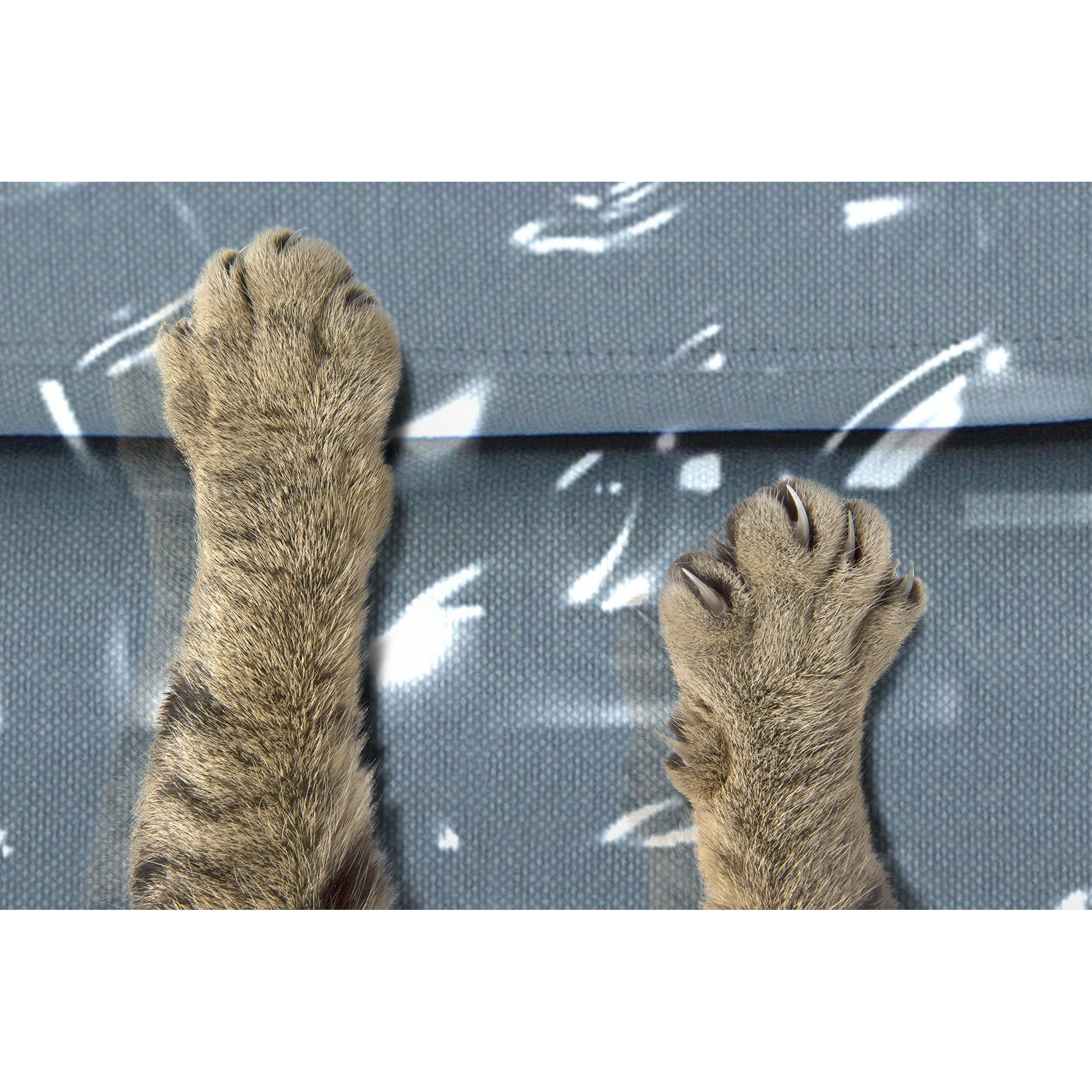 Plastic Couch Cover For Pets | Cat Scratching Protector Clawing Deterrent | Heavy Duty Water Resistant Thick Clear Vinyl | Sofa Slipover For Moving And Long Term Storage