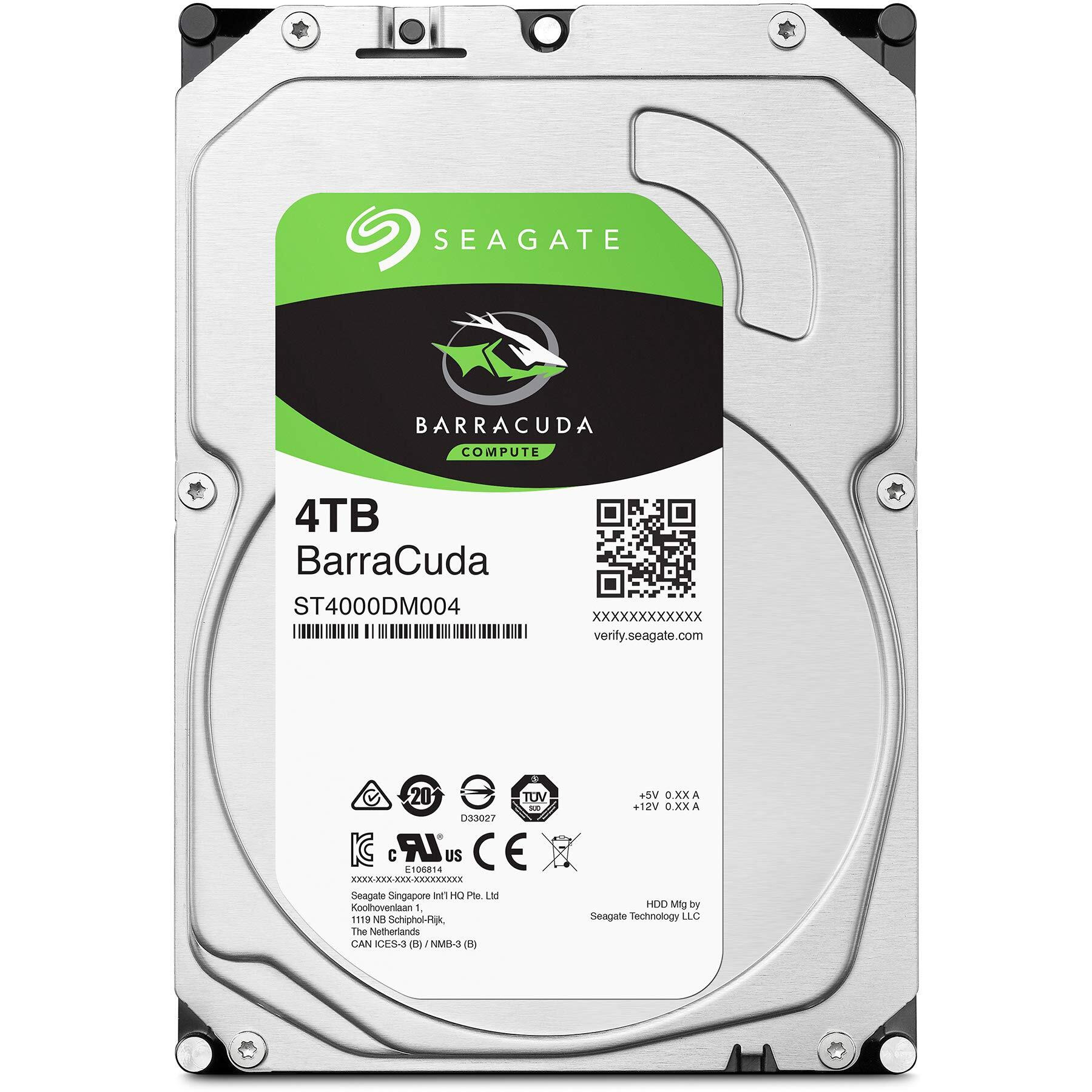 Seagate Barracuda 4Tb Internal Hard Drive Hdd - 3.5 Inch Sata 6 Gb/S 5400 Rpm 256Mb Cache For Computer Desktop Pc - Frustration Free Packaging St4000Dmz04/Dm004