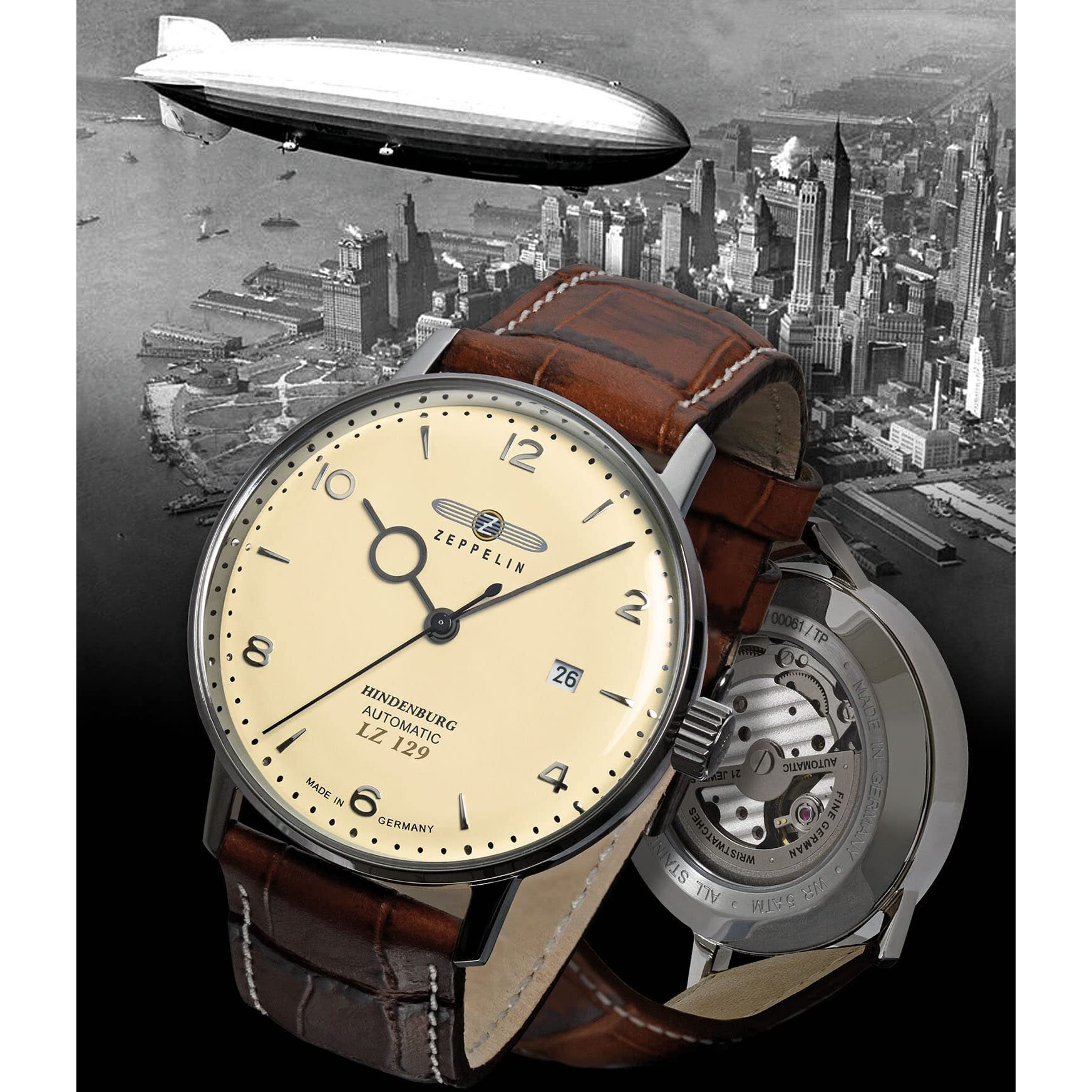 Zeppelin Men's Atlantic Lz129 Hindenburg 8062-5 Automatic Watch