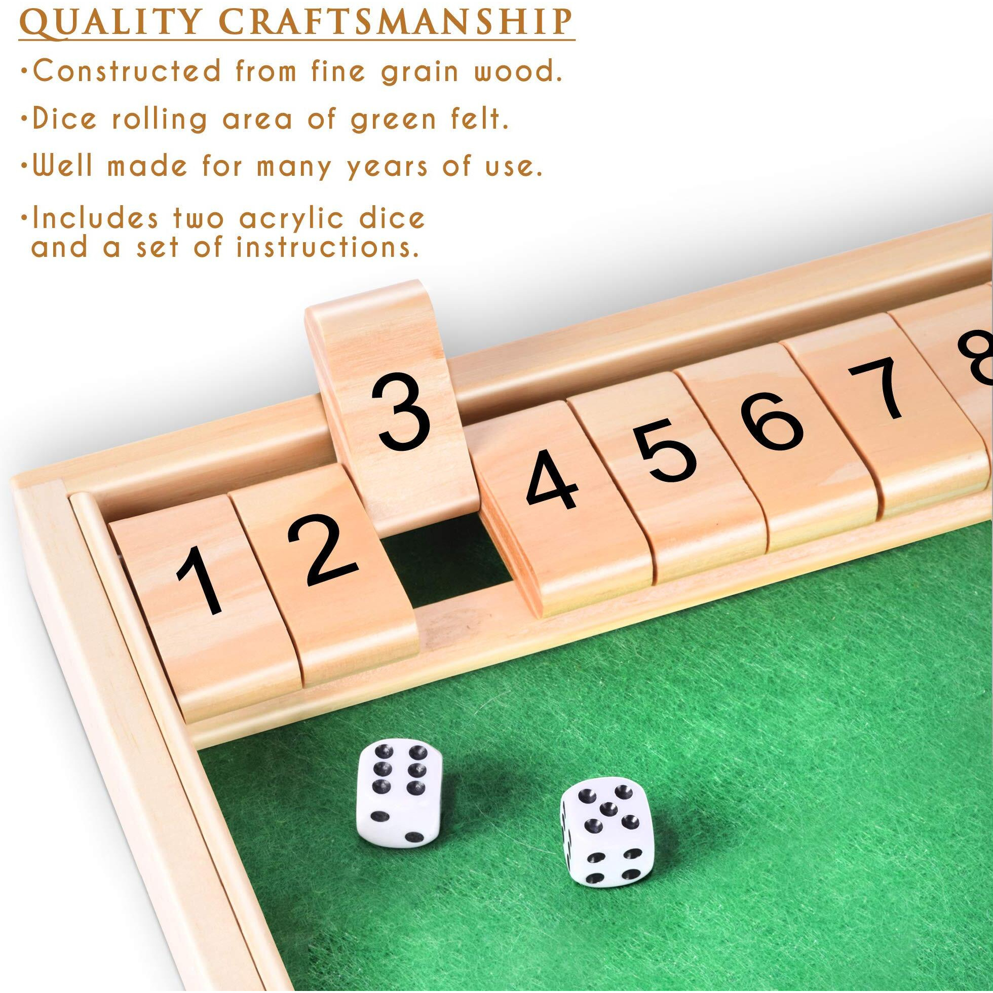 Rnk Gaming Shut The Box Game