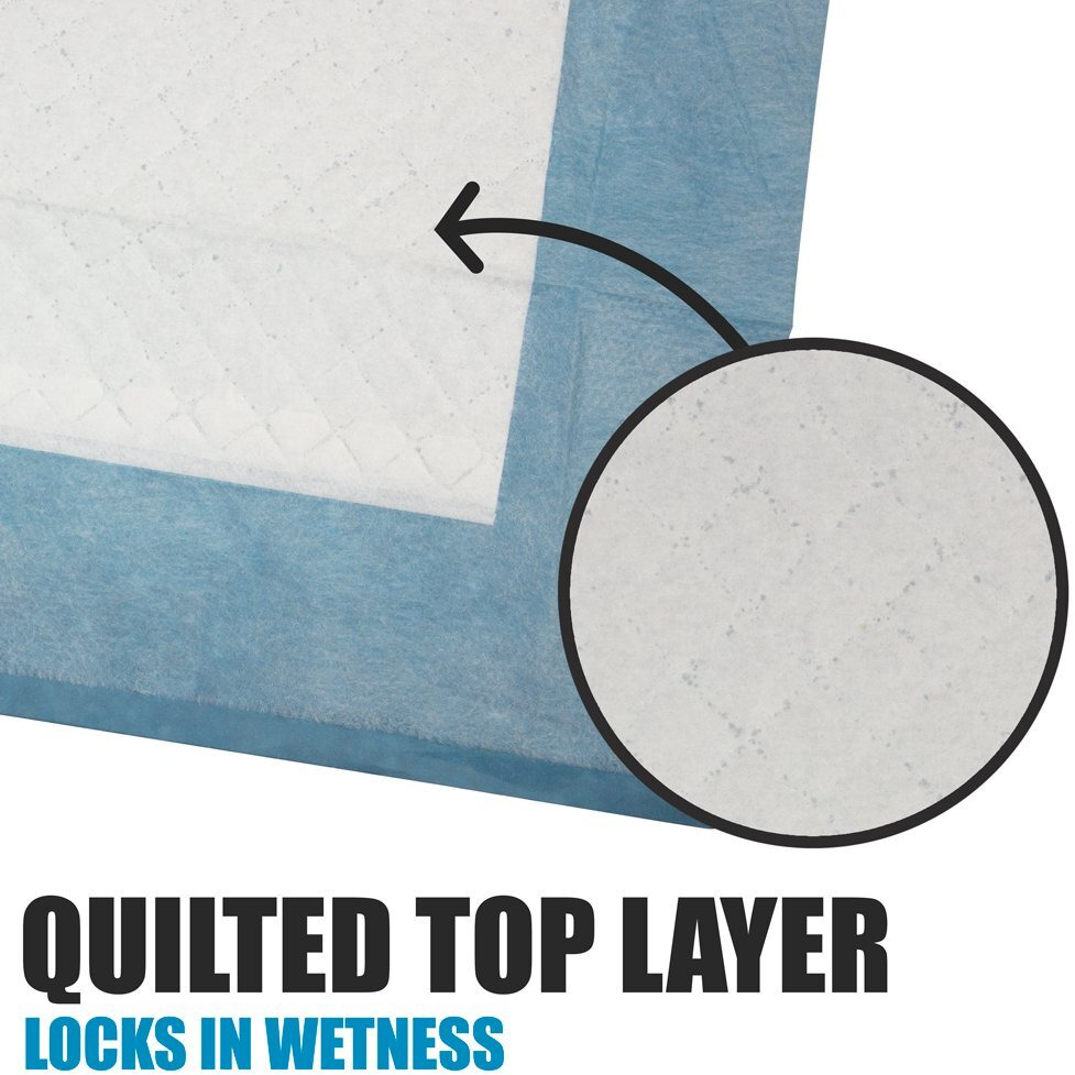 Bv Puppy Pads Leak-Proof 100 Count 22"&quotX 22"" | Pee Pads For Dogs Quick Absorb 6-Layer- Dog Pee Pads- Dog Pads 100 Pack- Potty Pads For Dogs- Puppy Pee Pads, Pee Pad Training Pads For Dogs, Pet Pee Pads