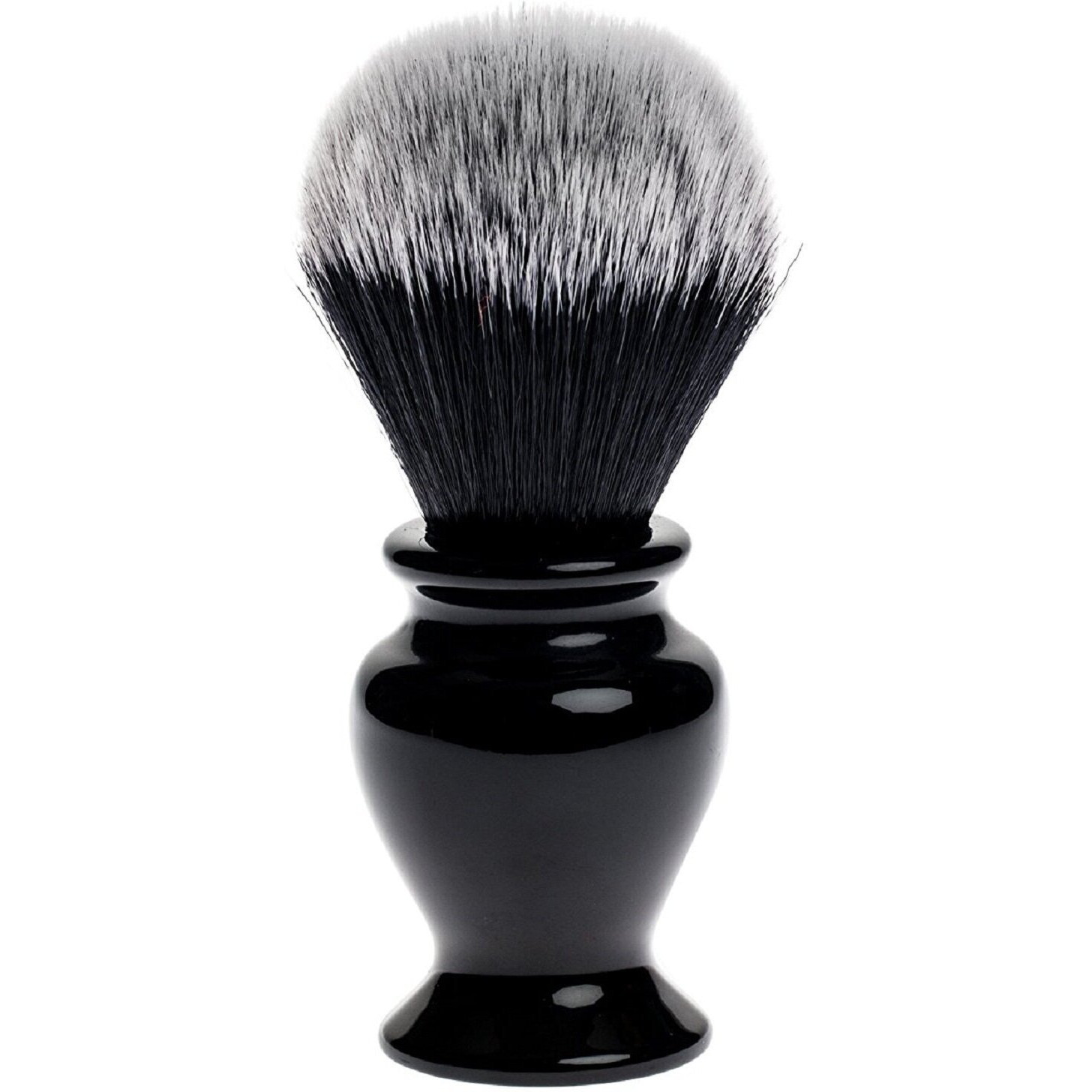 Fendrihan Black And White Synthetic Shaving Brush With Resin Handle For Personal And Professional Shaving (Knot 24 Mm)
