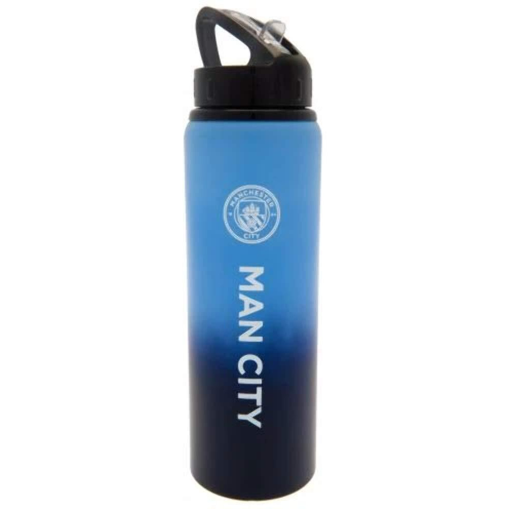 Manchester City F.C. City Man Fc Aluminium Sports Water Drinks Bottle Fade Design Xl Blue One Size K-Rey-Mc06400