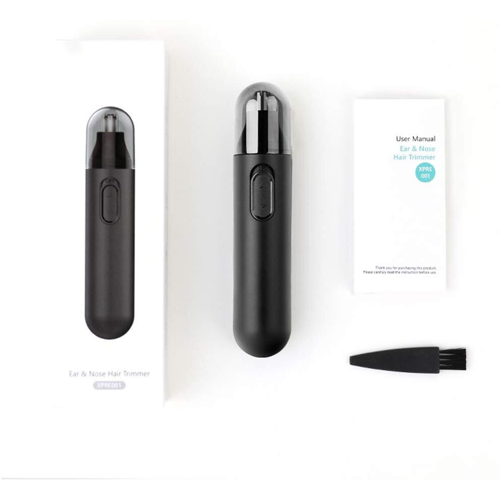 Dr.Pedi Nose Hair Trimmer For Men And Women, Clipper And Ear Hair Trimmer With Water Resistant Nose Trimmer For Mens Nose Hair Trimmer, Black (01-0040)