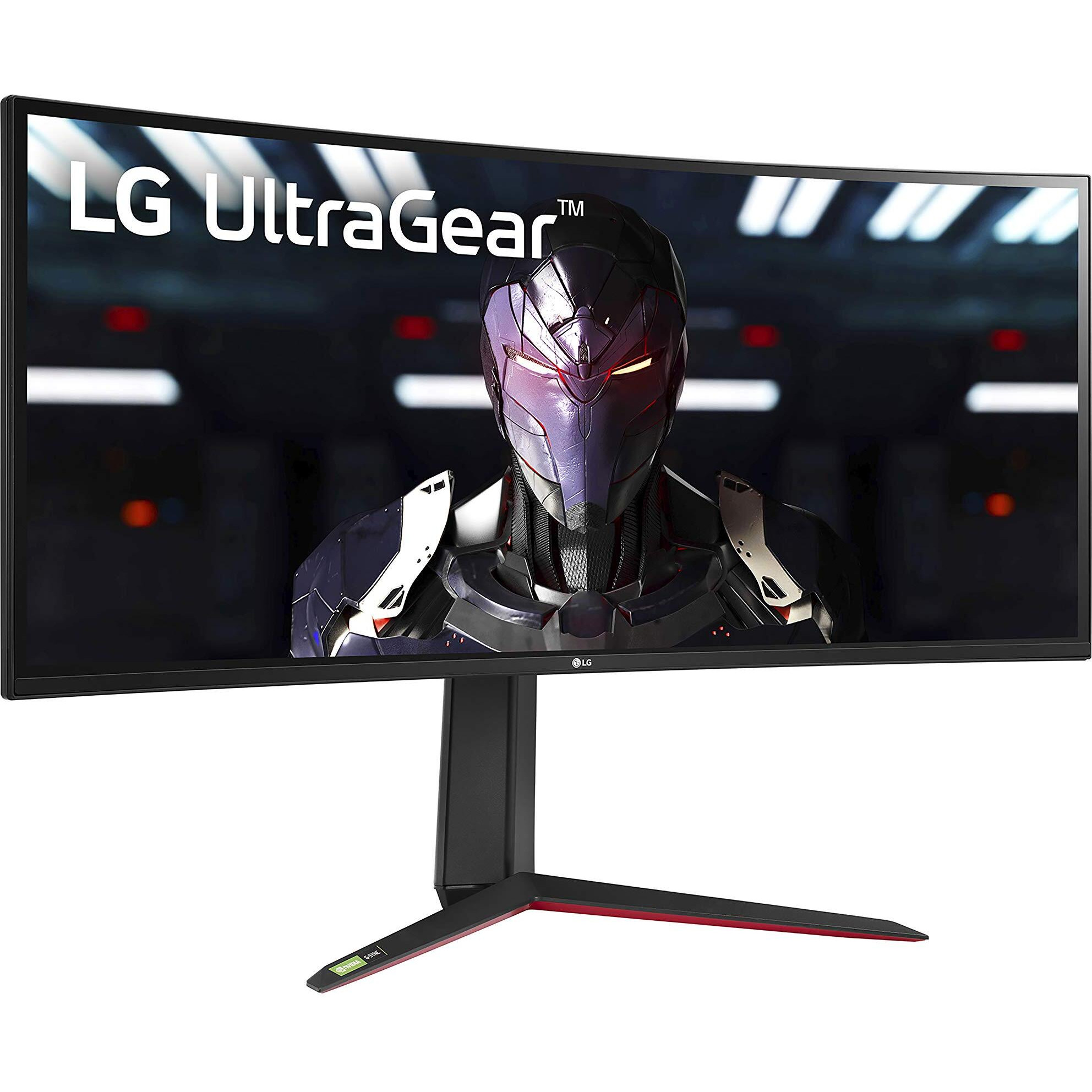 Lg Ultragear Qhd 34-Inch Curved Gaming Monitor 34Gp83A-B, Nano Ips 1Ms (Gtg) With Vesa Displayhdr 400, Nvidia G-Sync, And Amd Freesync Premium, 144Hz, Black