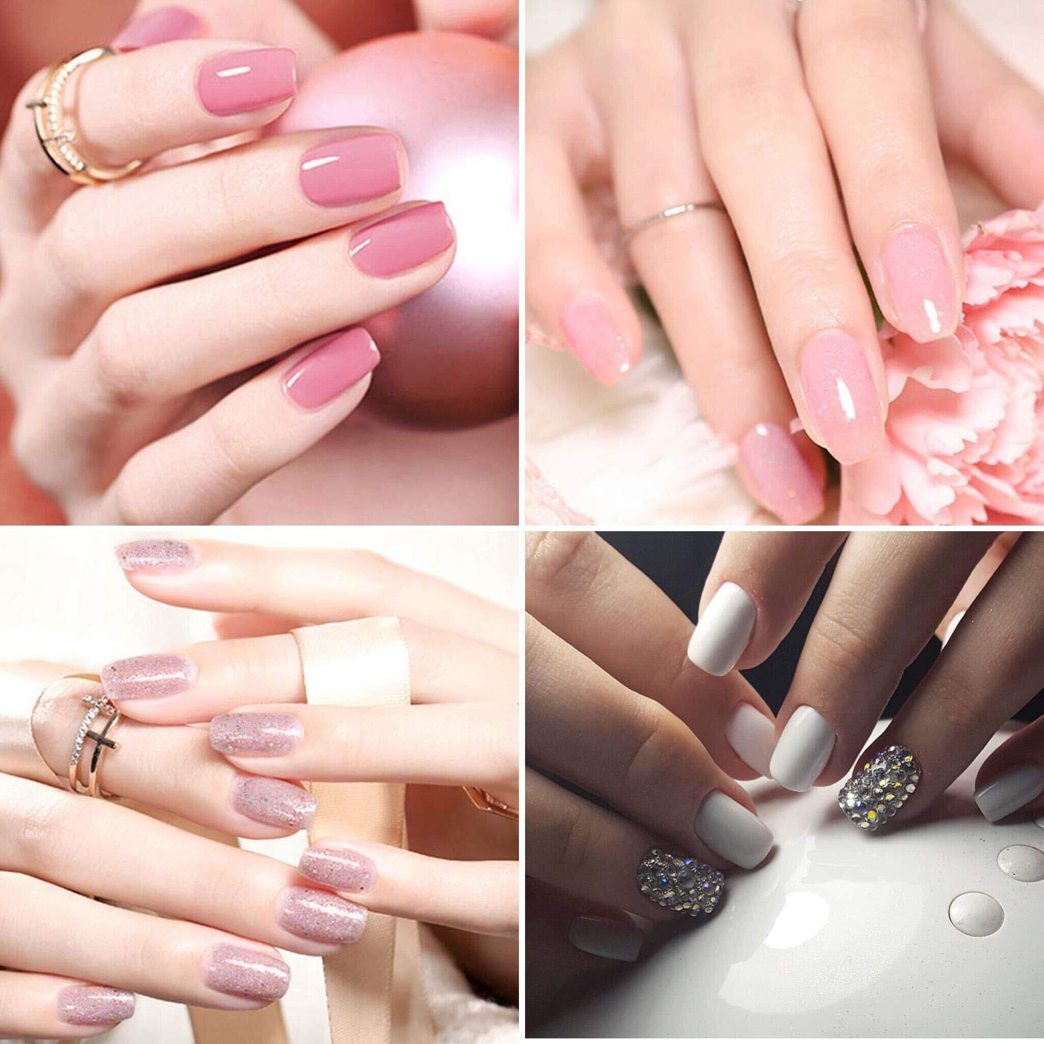 Gel Nail Polish Starter Kit - 6 Colors Gel Polish Set Base Top Coat, 36W Led Nail Dryer Lamp With Full Diy Gel Manicure Nail Tools By Vishine 8Ml C003