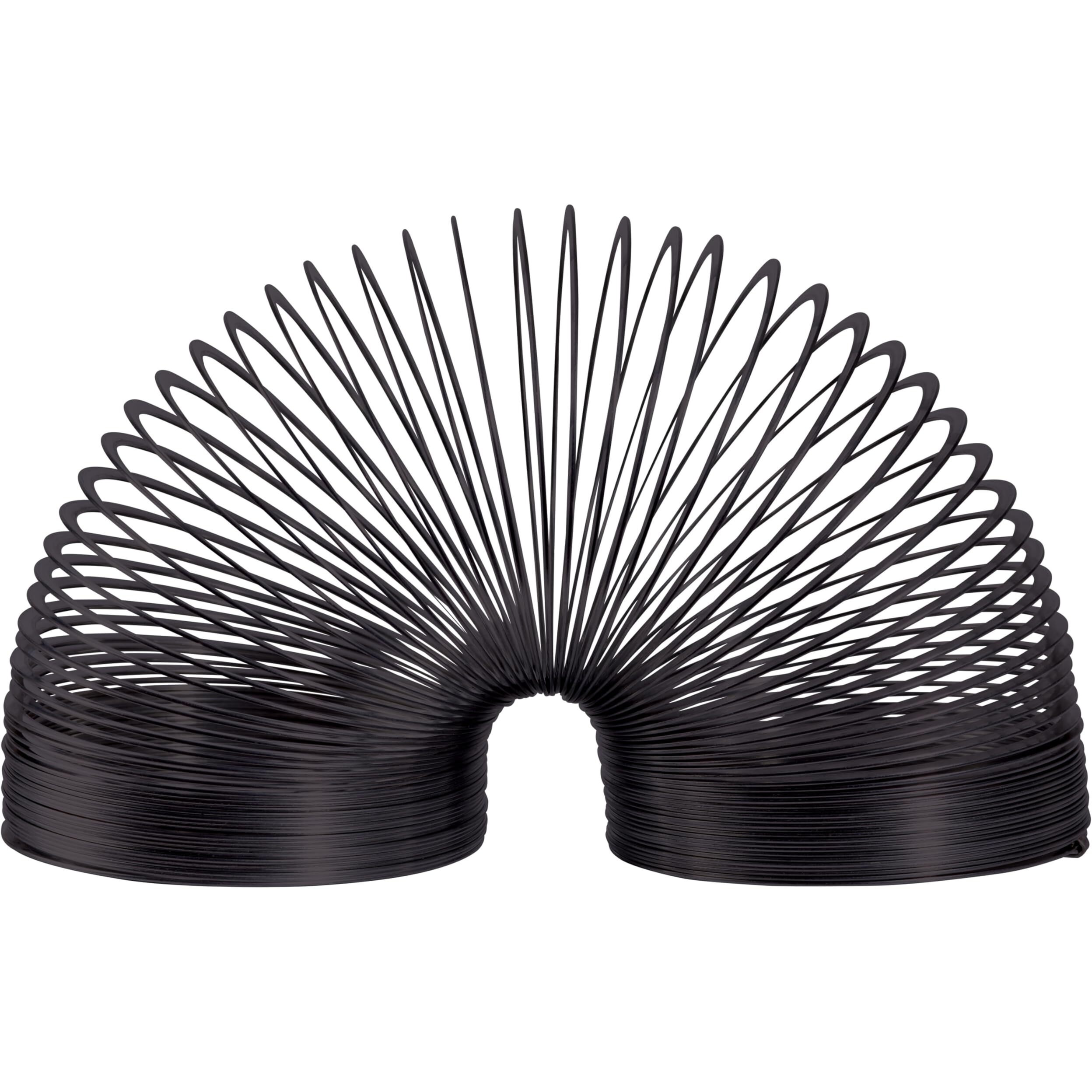 Collectors Slinky The Original Walking Spring Toy, Black Metal Slinky, Party Favors, Fidget Toys, Kids Toys For Ages 5 Up By Just Play