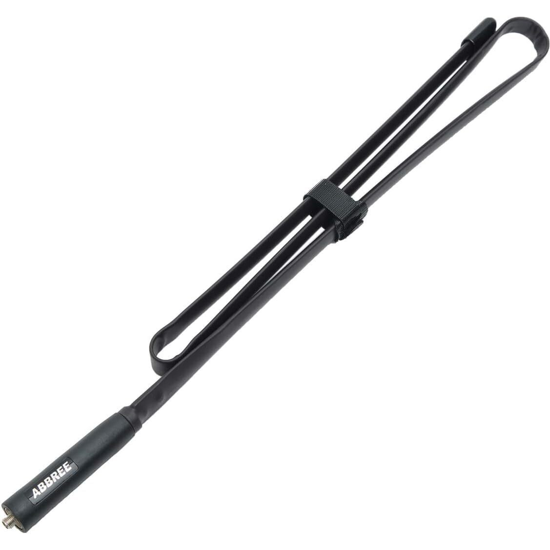 Abbree Ham Radio Antenna 42.5-Inch Long Range Sma-Female Dual Band 144/430Mhz Foldable Cs Tactical Antenna For Baofeng Uv-5R Bf-F8Hp 5Rm Uv-21R K5Plus Ar-152 Gm-15 Pro Gm-5Rh Uv-5G Plus Two Way Radio