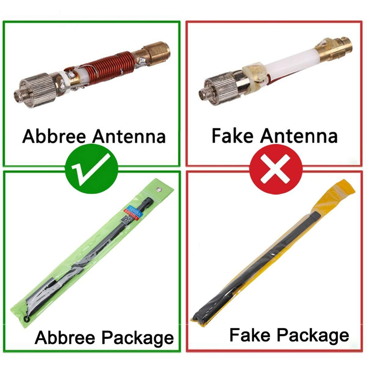 Abbree Ham Radio Antenna 42.5-Inch Long Range Sma-Female Dual Band 144/430Mhz Foldable Cs Tactical Antenna For Baofeng Uv-5R Bf-F8Hp 5Rm Uv-21R K5Plus Ar-152 Gm-15 Pro Gm-5Rh Uv-5G Plus Two Way Radio