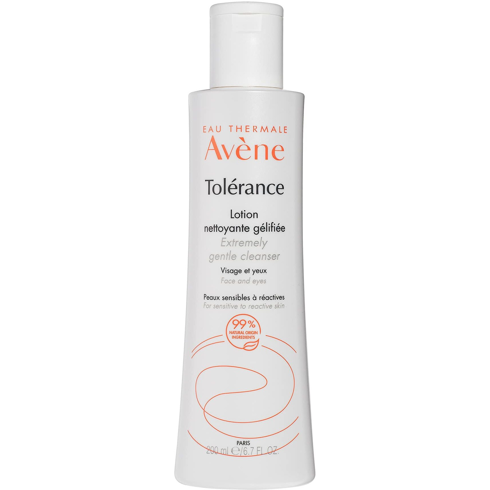 Avene Tolerance Extremely Gentle Cleanser Lotion For All Types Of Hypersensitive Skin, Waterless Cleanser, 6.7 Fl Oz